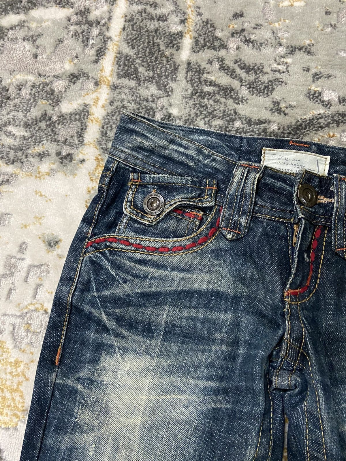 Japanese Brand Lolita Flare Jeans Size 24" / US 00 / IT 34 - 3 Thumbnail