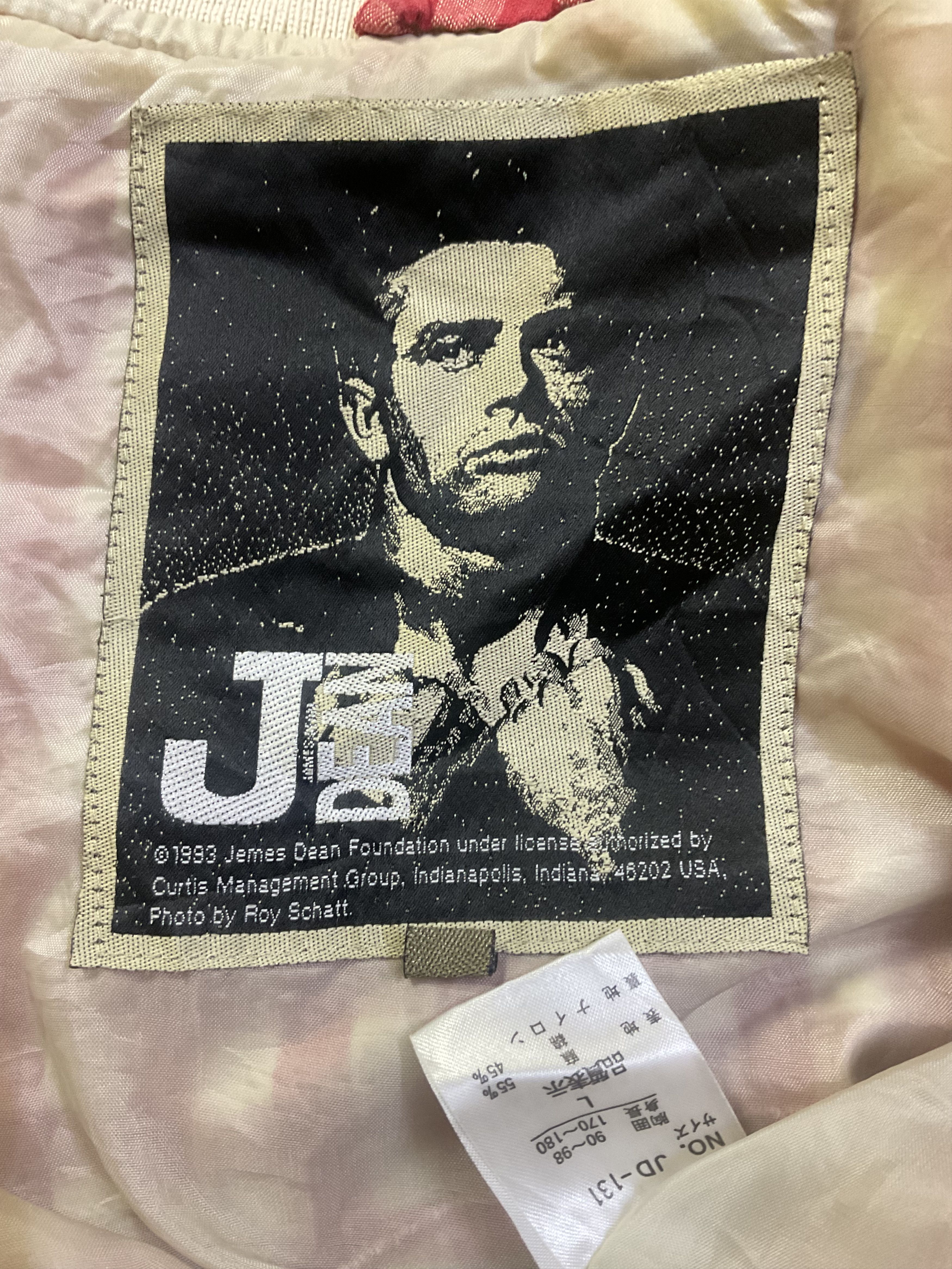 Other Vintage 1993 James Dean Jacket Checked Pattern Cotton Size US L / EU 52-54 / 3 - 5 Thumbnail