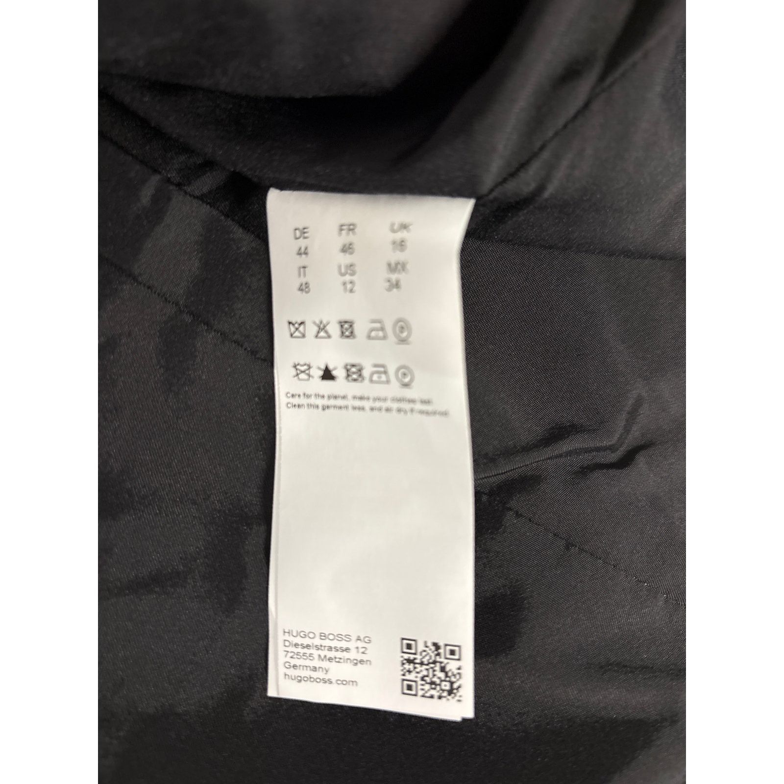 Hugo Boss New BOSS hugo boss Sz 12 Black Double Breasted Blazer Jacket Size XL / US 12-14 / IT 48-50 - 9 Thumbnail