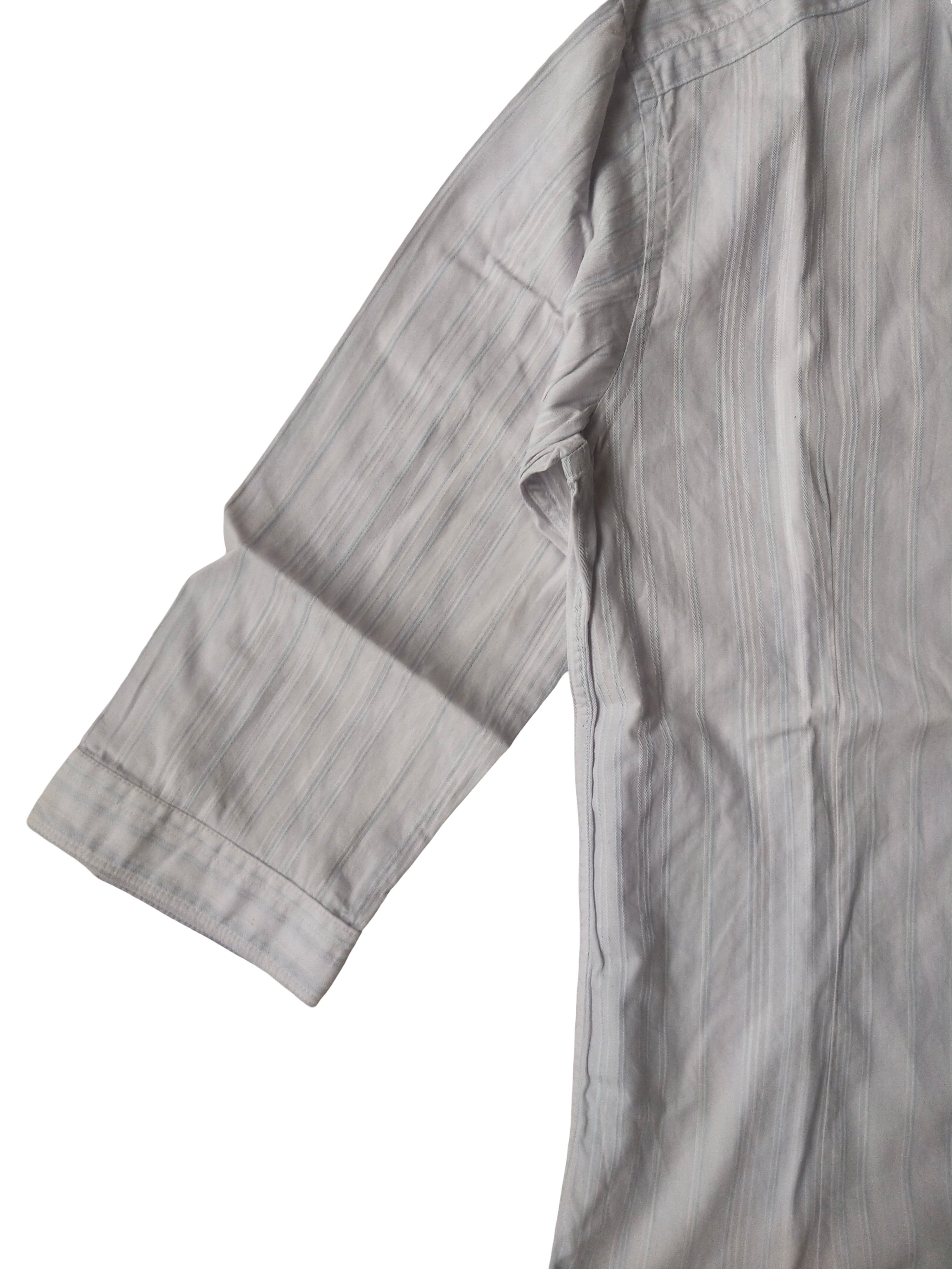 Nicole Club 2000s Nicole Club For Men 3/4 Sleeve Striped Shirt Y2K Japan Size US M / EU 48-50 / 2 - 3 Thumbnail