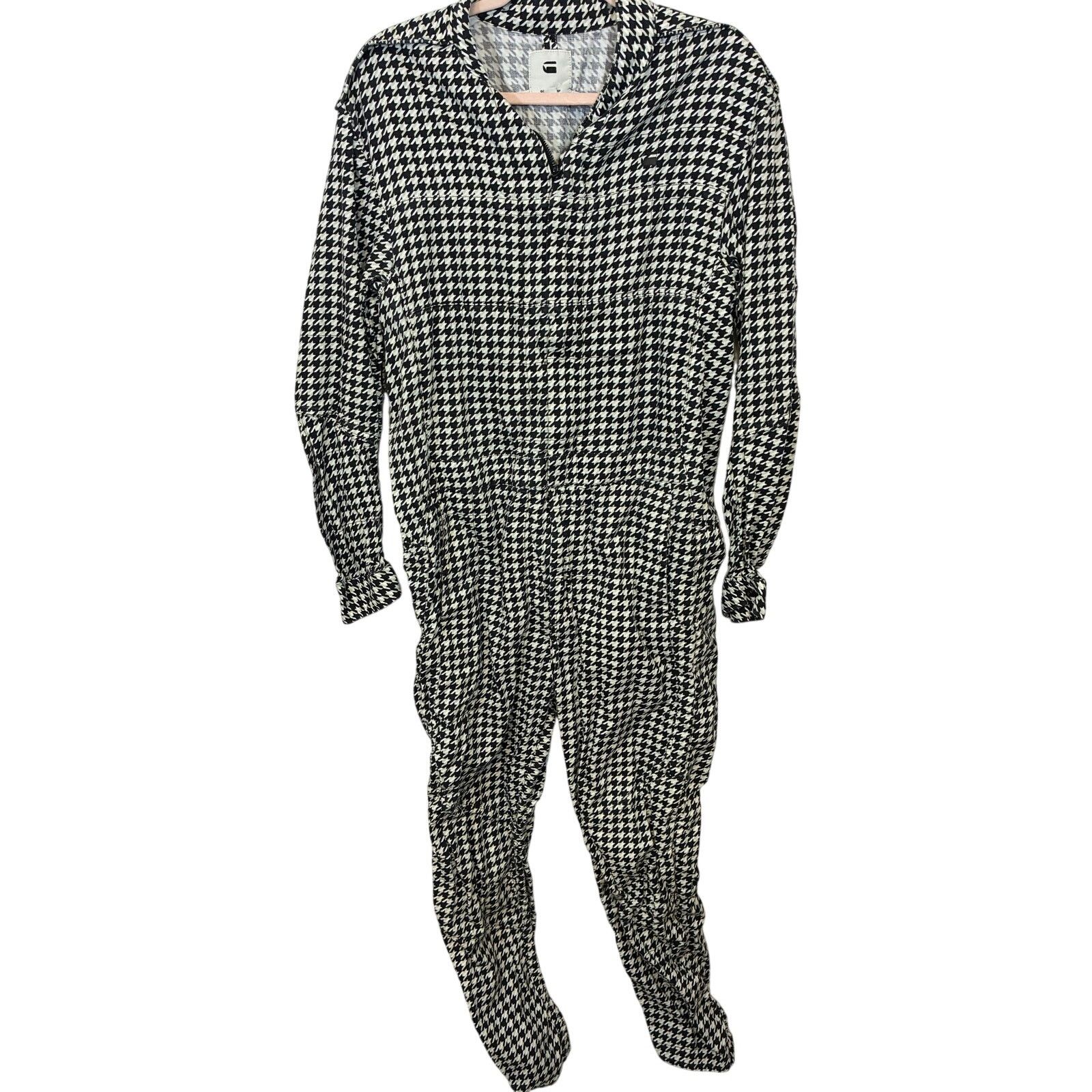 G-Star RARE G-Star x Pharrell Williams Avernus Houndstooth Jumpsuit Size US 30 / EU 46 - 4 Thumbnail
