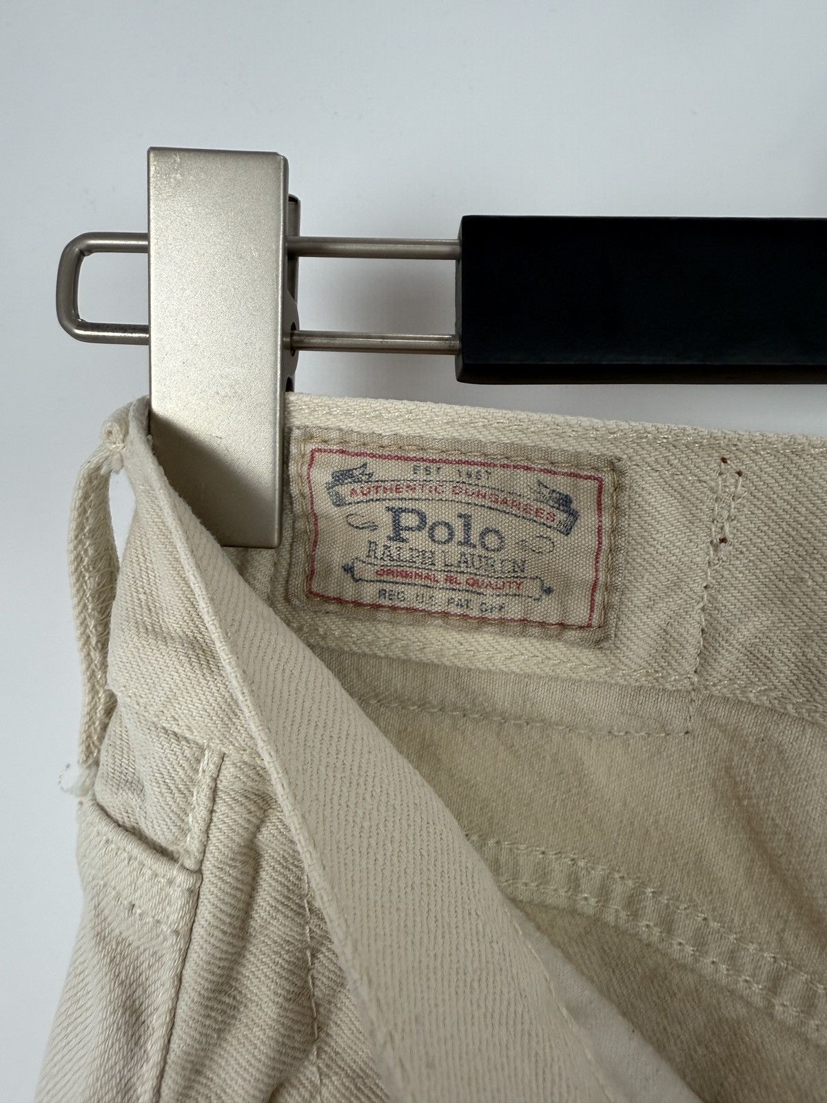 Ralph Lauren Polo Astor Slim Boyfriend Distressed Patchwork Denim 26 Size 26" / US 2 / IT 38 - 4 Thumbnail