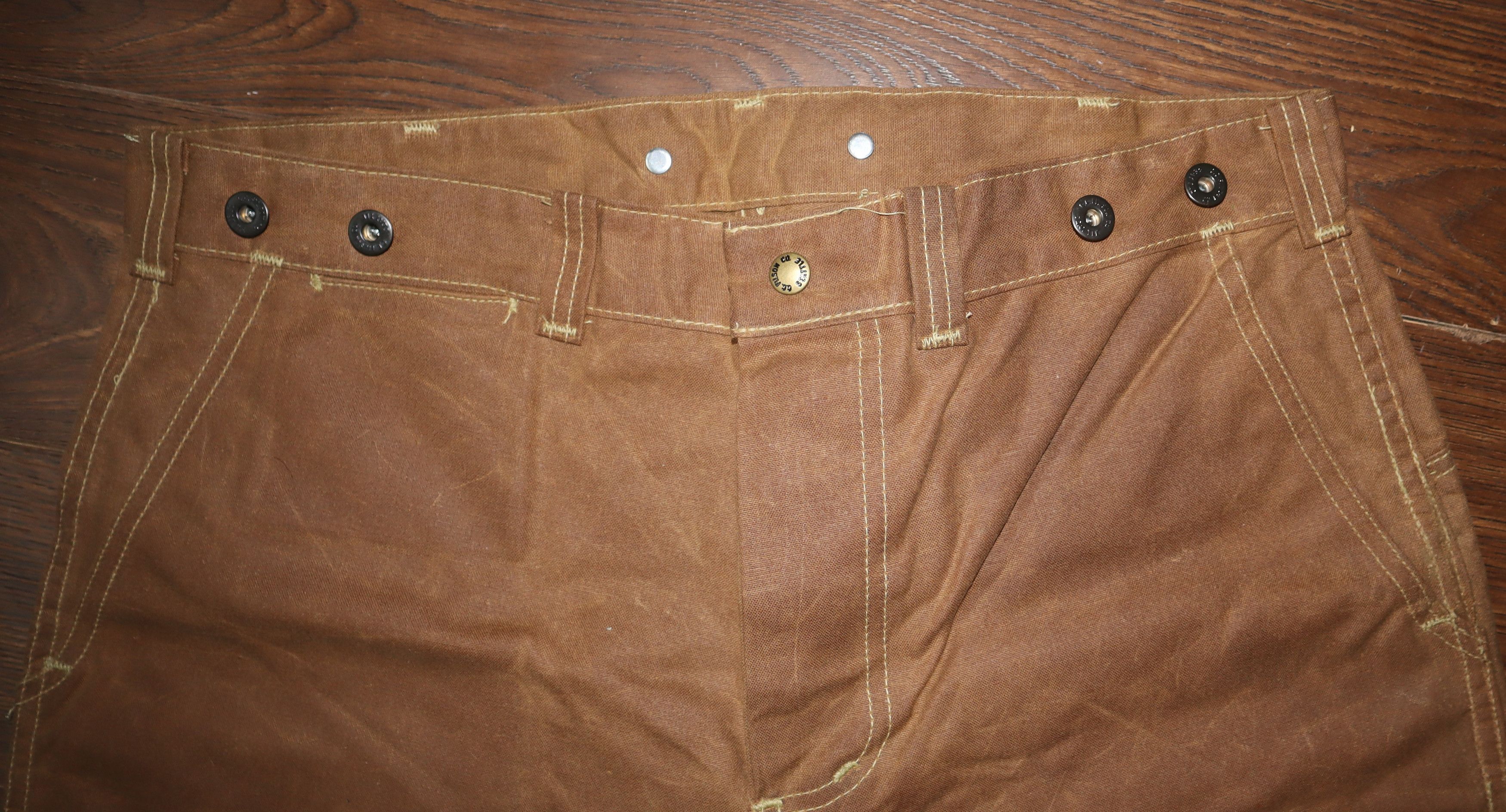 Filson double tin cloth sz36 inch waist and braces Size US 38 / EU 54 - 6 Thumbnail