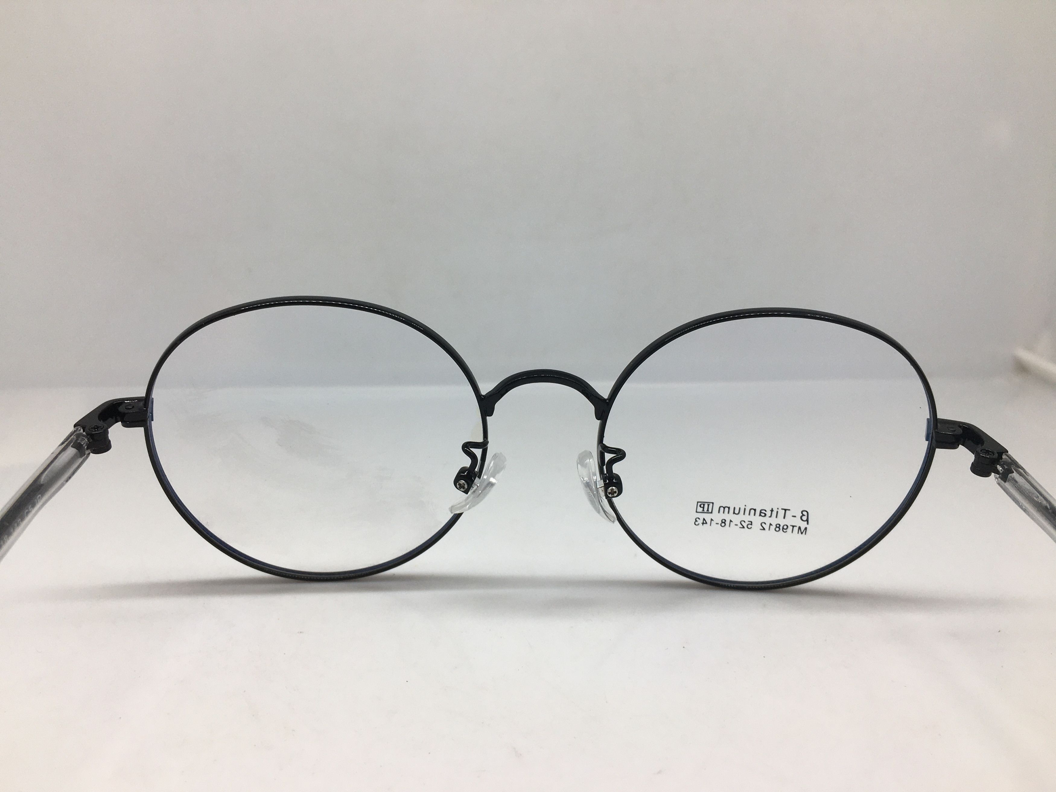 Other Black Titanium Round Eyeglasses Frame GATSBY ARISTOCRAT Size ONE SIZE - 4 Thumbnail