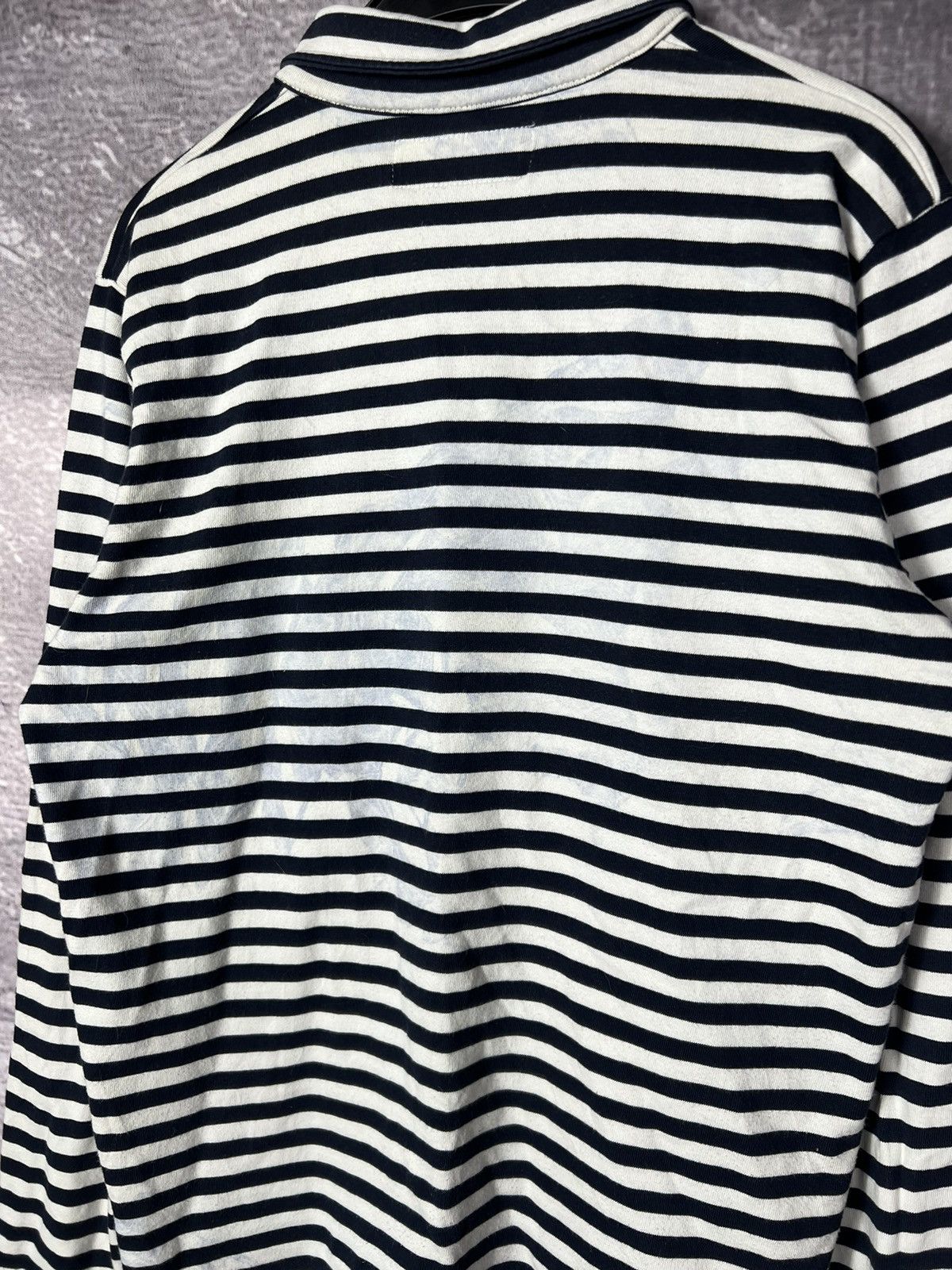 Universal Works Universal Works Stripped Pocket Longsleeve Polo Shirt Size US S / EU 44-46 / 1 - 5 Thumbnail