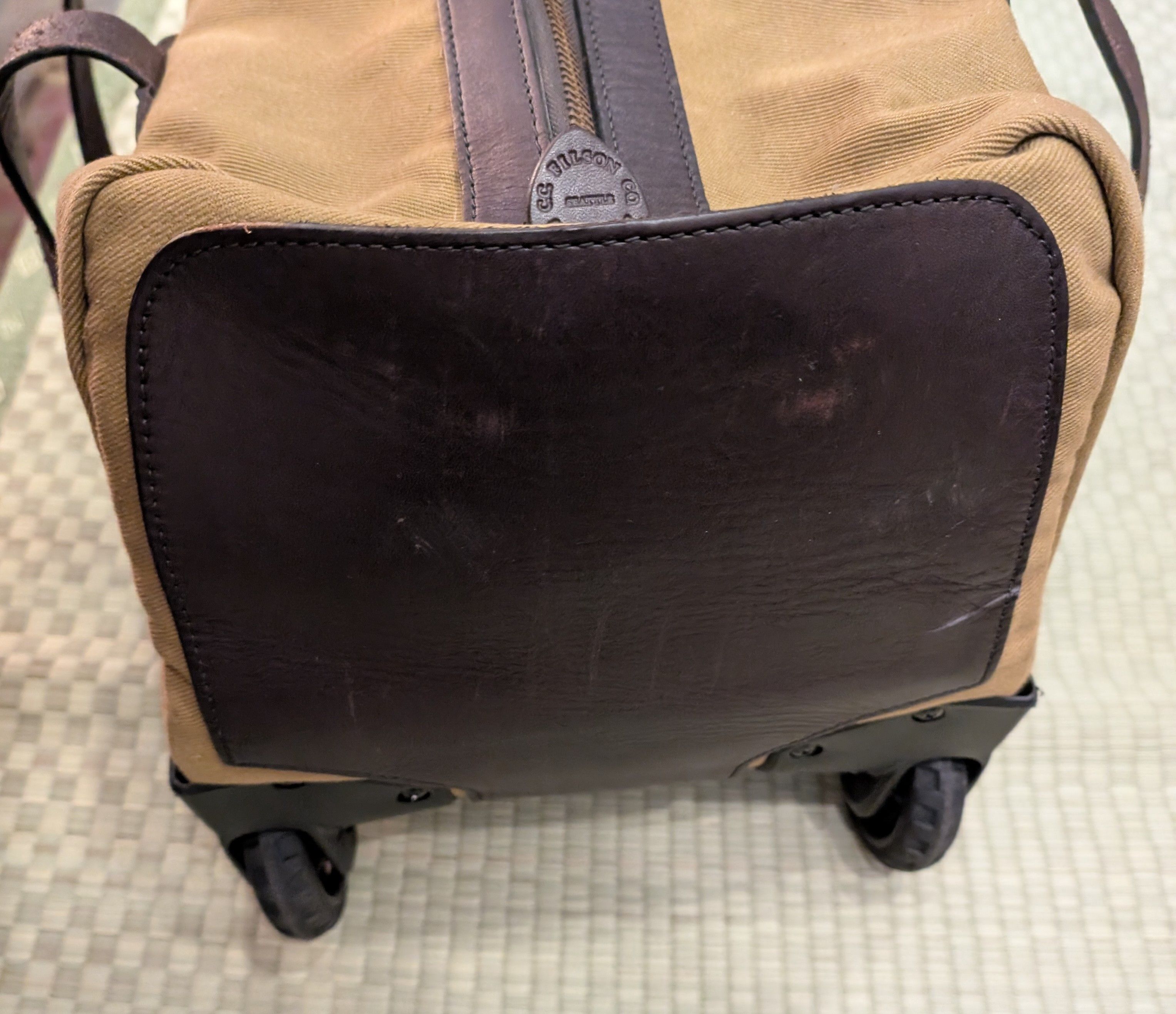 Filson Filson Rugged Twill Rolling Duffel Luggage Bridle Leather Size ONE SIZE - 7 Thumbnail
