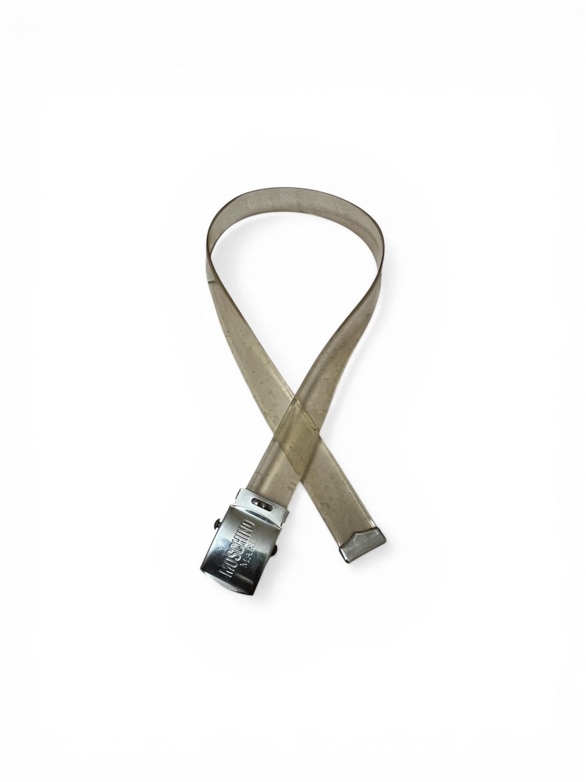 Moschino Moschino transparent and leather belt Size ONE SIZE - 2 Thumbnail
