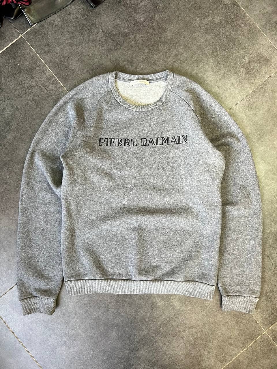 Balmain Pierre Balmain Big Logo Sweatshirt Size US L / EU 52-54 / 3 - 3 Thumbnail