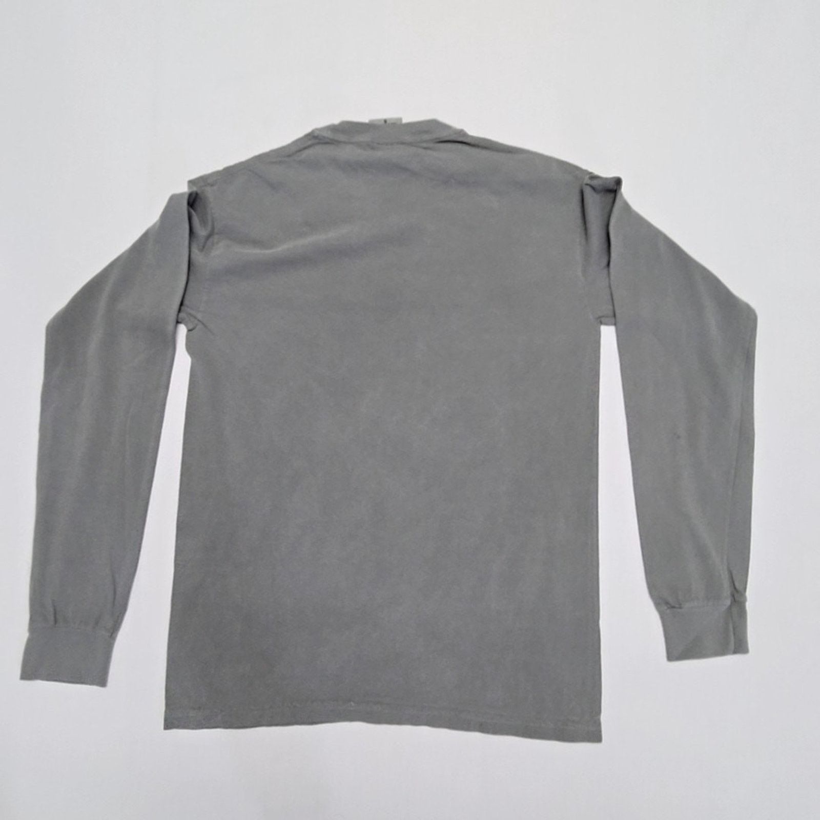 Life is Good Comfort Colors Gray Long Sleeve Blank T-Shirt S Cotton Tee Size US S / EU 44-46 / 1 - 5 Thumbnail