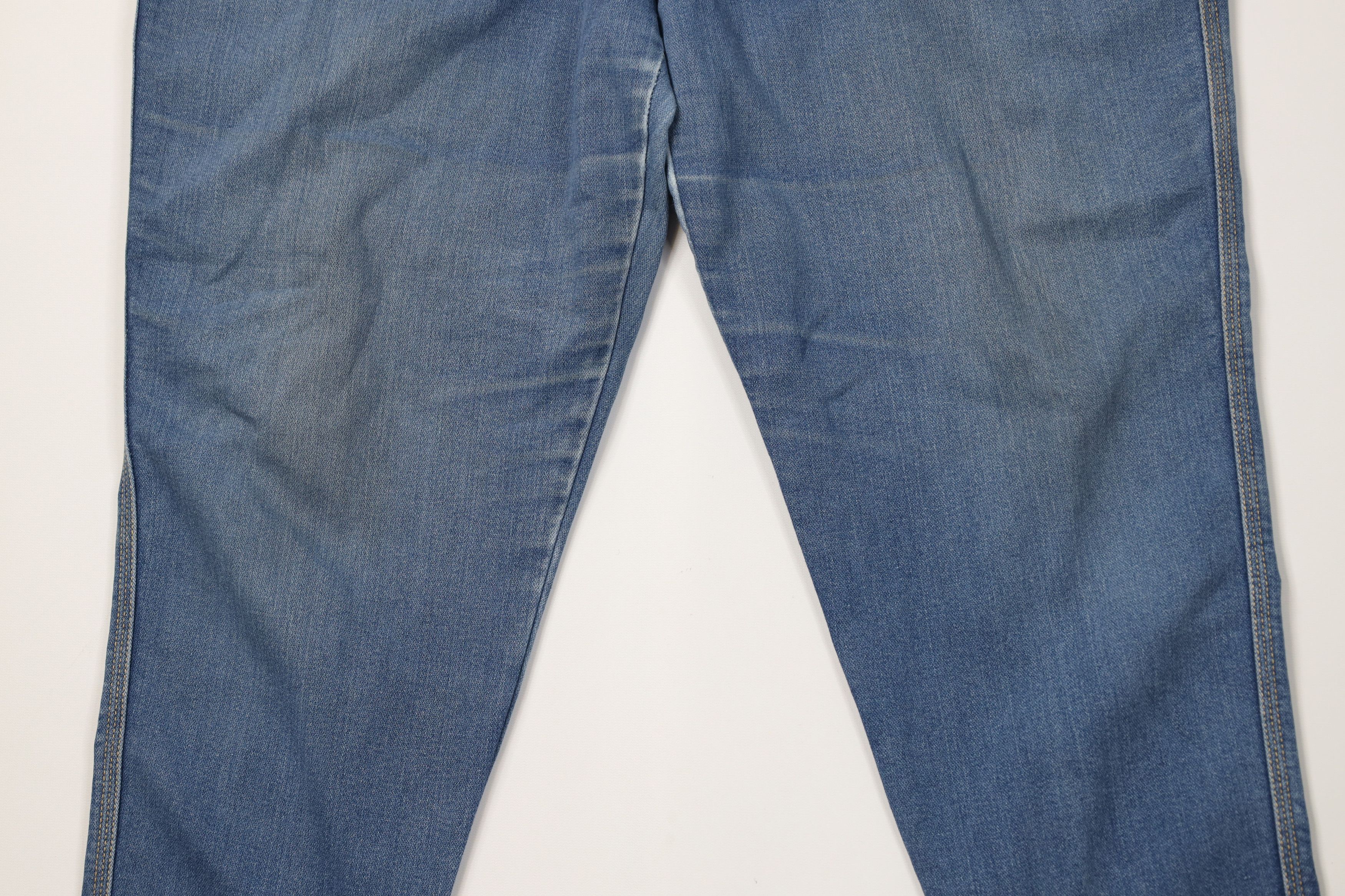 Vintage Vintage 90s Streetwear Stretch Tapered Leg Denim Jeans Size 38" / US 16 / IT 52 - 3 Thumbnail