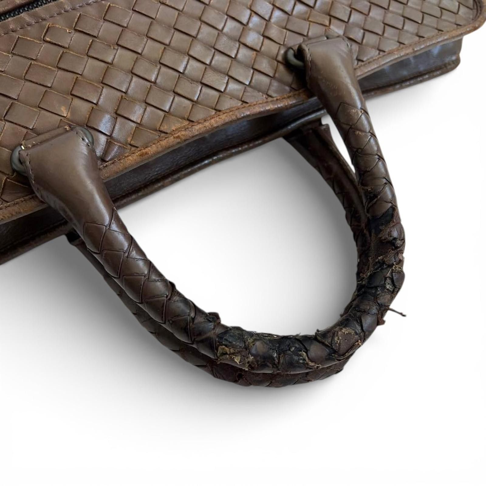 Bottega Veneta Bottega Veneta - Intrecciato Woven Leather Briefcase Size ONE SIZE - 4 Thumbnail