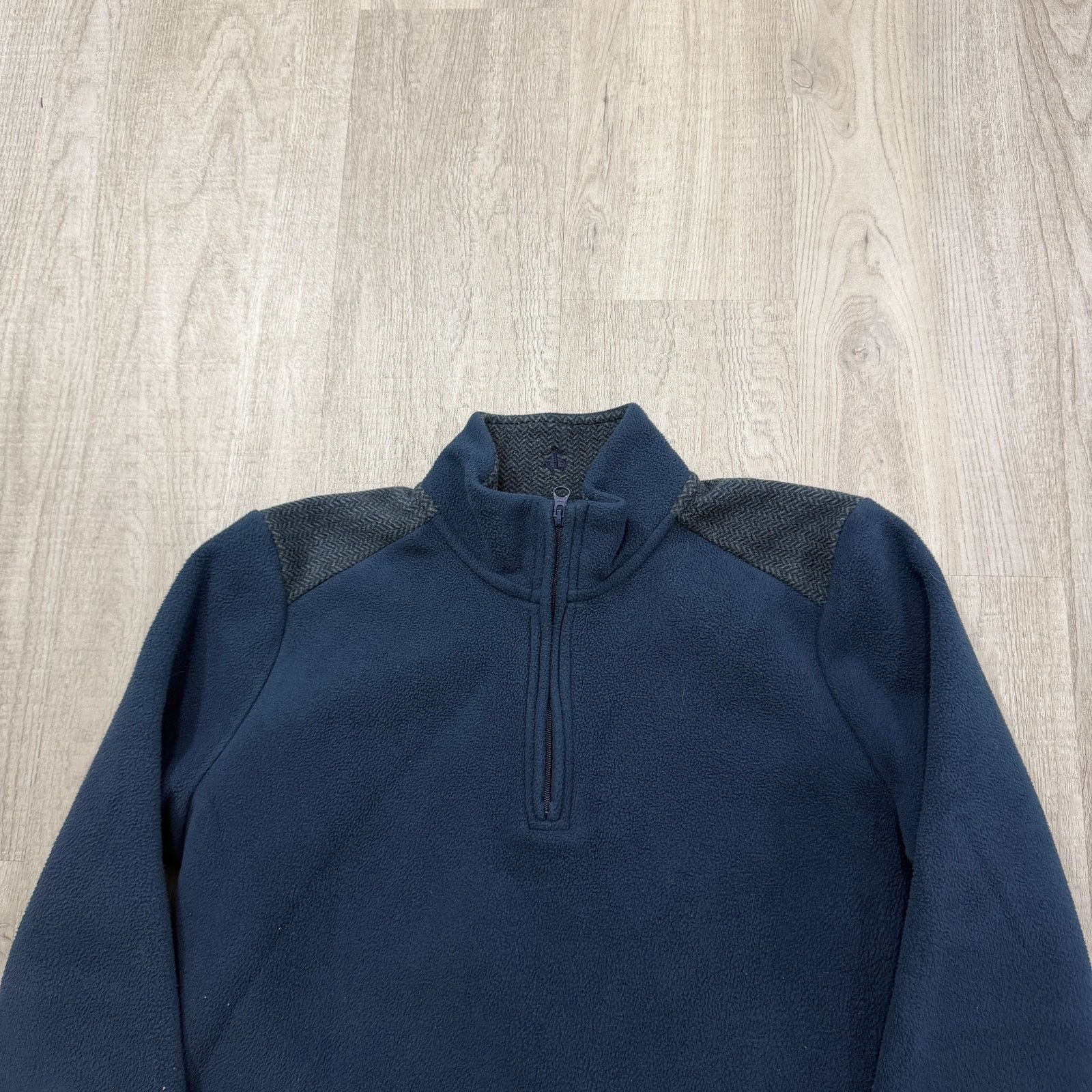 Brooks Brothers Brooks Brother 1/4 Zip Fleece Sweater Men's Small Blue Size US S / EU 44-46 / 1 - 2 Thumbnail