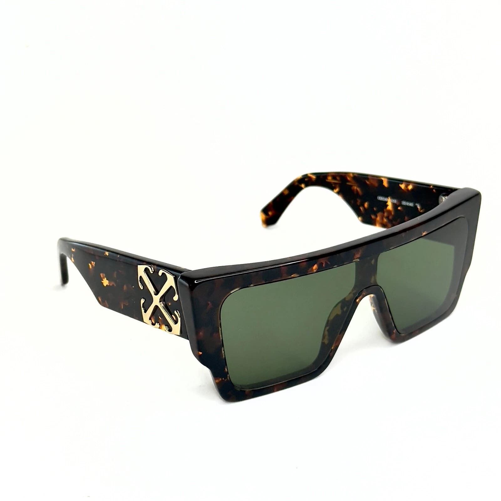 Off-White OFF-WHITE 14F OERI14F Brown Havana Green Unisex MARION Mask Size ONE SIZE - 5 Thumbnail
