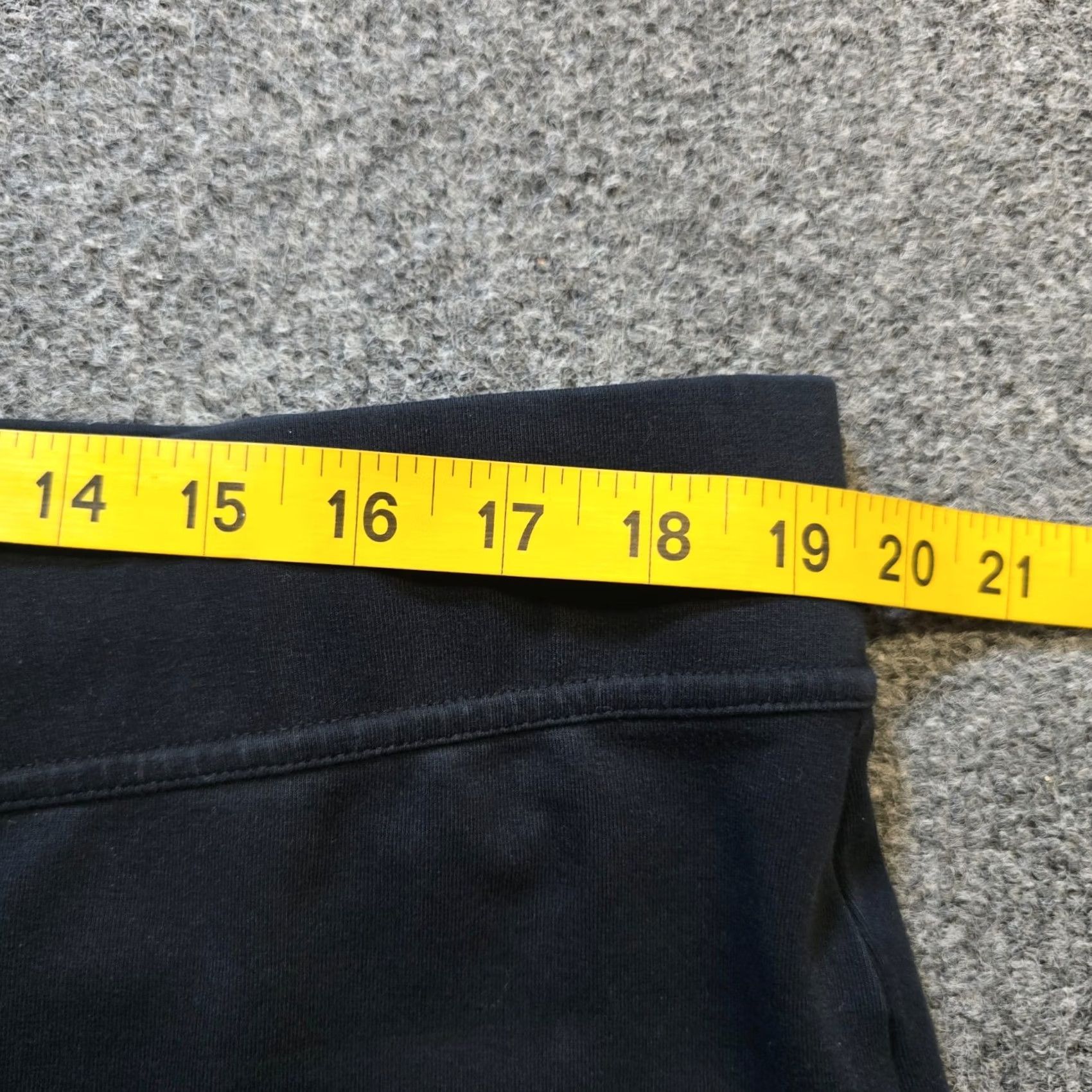 Lands' End Lands' End Pants Womens XL Petite Black Ponte Slim Leg Straight Pull On Capsule Size 40" / US 18 - 5 Thumbnail