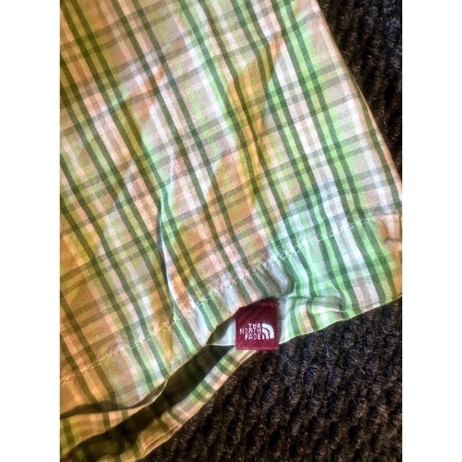 The North Face The North Face Short Sleeve Shirt Mens XL Green Plaid 100% Cotton Button-Up Size US XL / EU 56 / 4 - 3 Thumbnail