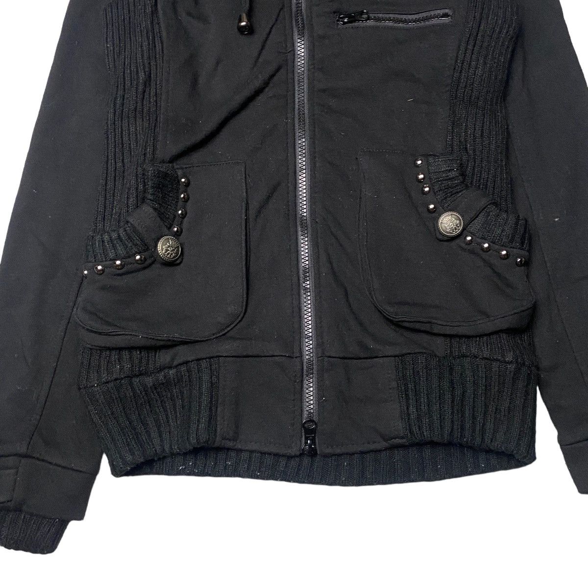 If Six Was Nine × Japanese Brand × Le Grande Bleu (L.G.B.) 2000's Ingni Gothic Double Layer Full Hoodie Size US XS / EU 42 / 0 - 4 Thumbnail