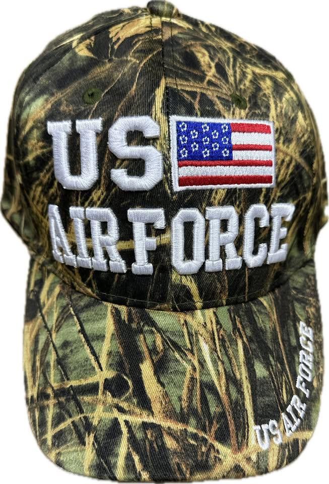 Designer US AIR FORCE Embroidered Cap Dad Hat Real Tree Style Size ONE SIZE - 1 Thumbnail