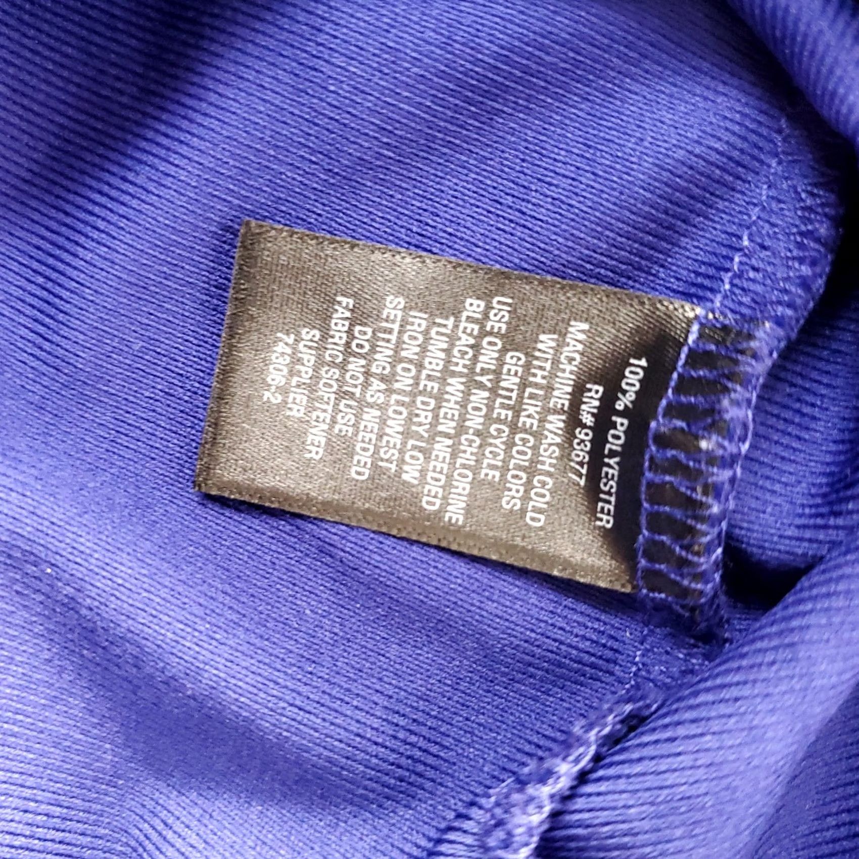 Vintage Xersion Activewear Full-Zip Jacket Womens M Blue Quick-Dri Mock Neck Full Zip Size M / US 6-8 / IT 42-44 - 6 Thumbnail