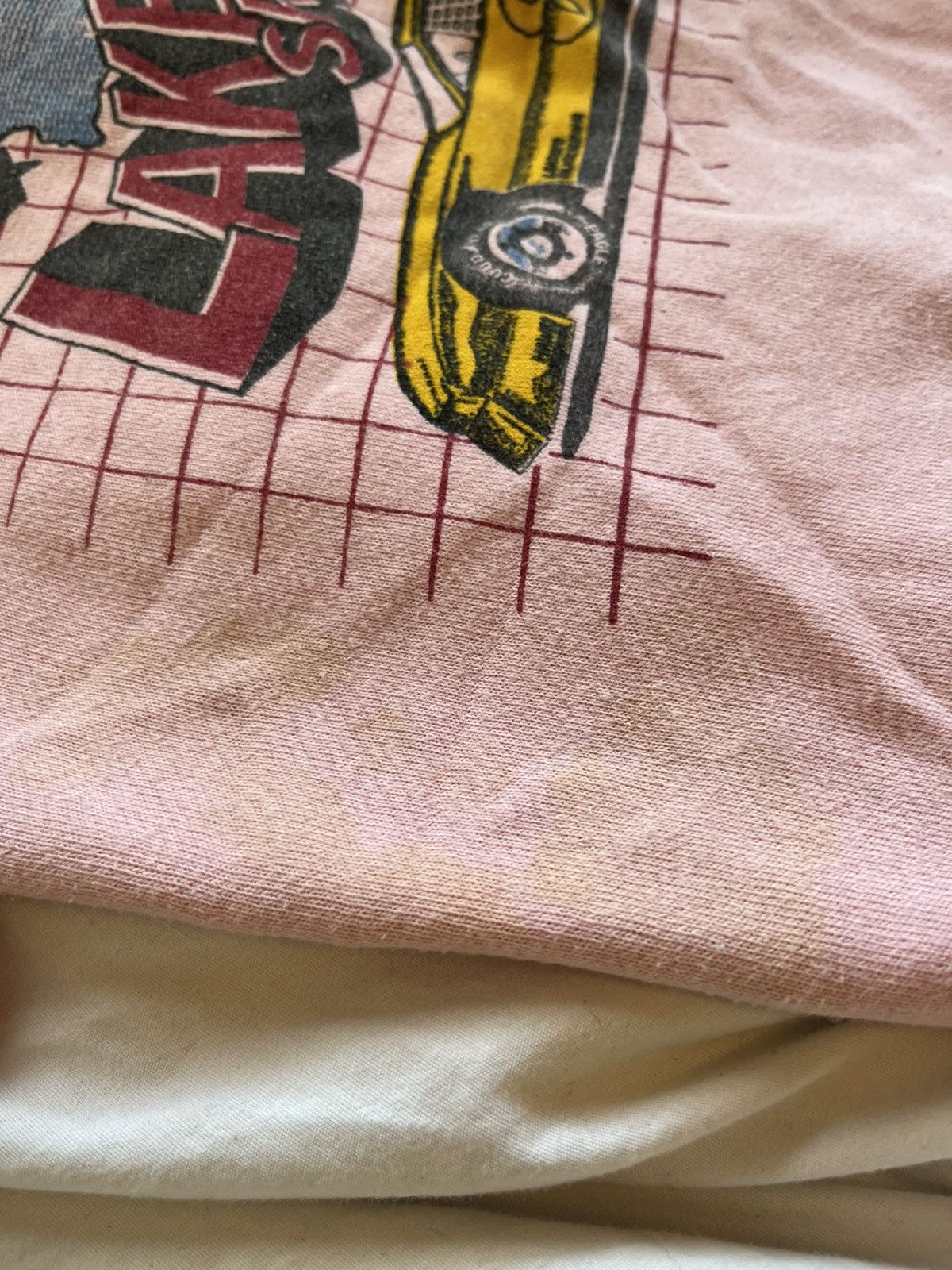 Vintage Vintage Pink Cutoff Crewneck Sweatshirt Lakeport Speedway Size S / US 4 / IT 40 - 7 Thumbnail