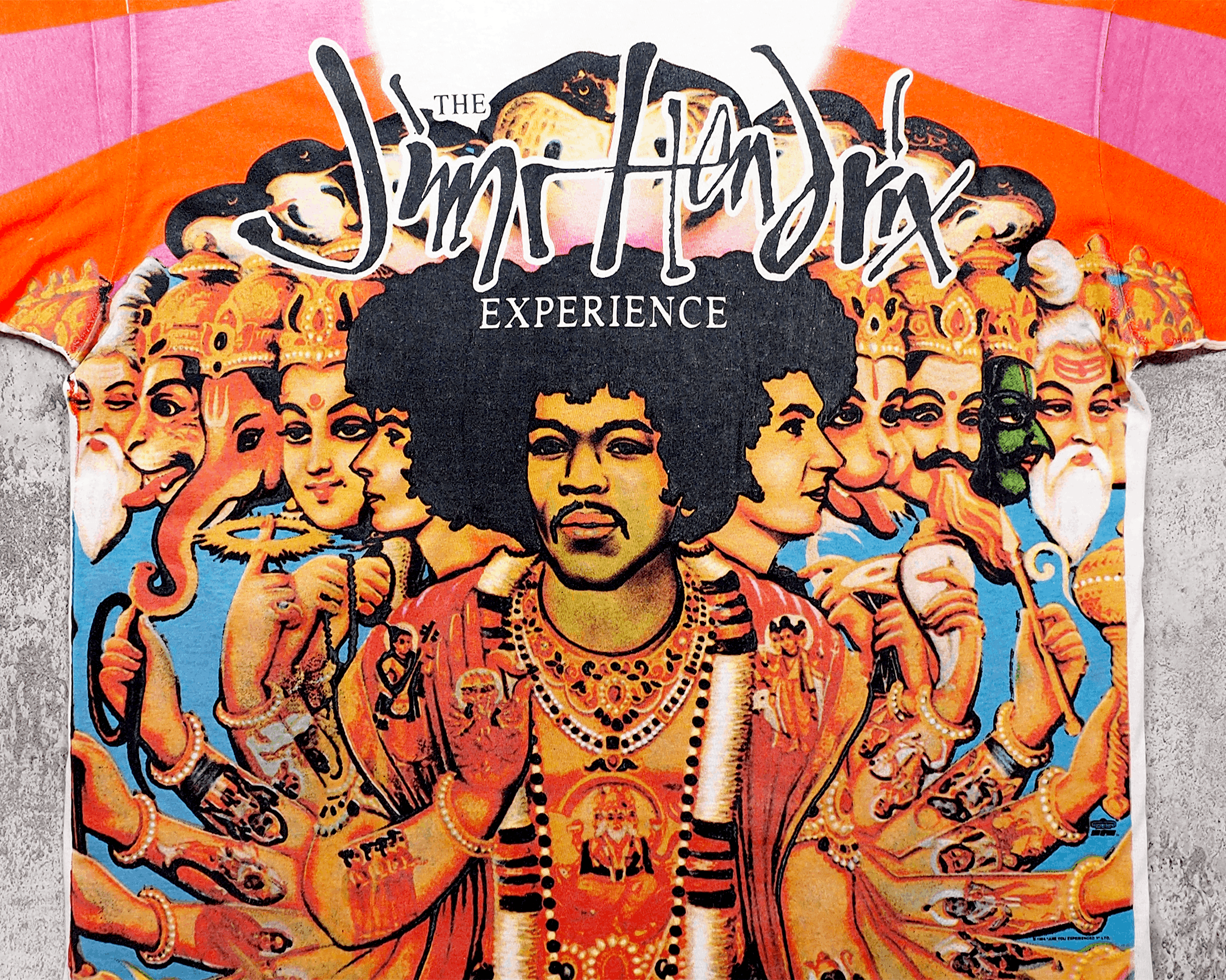 Vintage Vintage 1994 Jimi Hendrix Experience All Over Print Shirt XL Size US XL / EU 56 / 4 - 11 Thumbnail