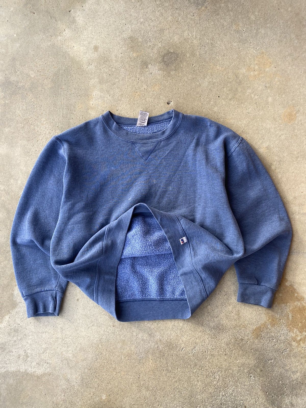 Russell Athletic × Vintage Vintage russell athletic crewneck slate blue 90s y2k Size US S / EU 44-46 / 1 - 7 Thumbnail
