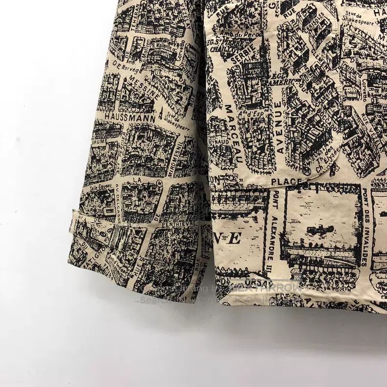 Dior Dior 23 brown city map printed hooded zipper long-sleeved Size XS / US 0-2 / IT 36-38 - 4 Thumbnail