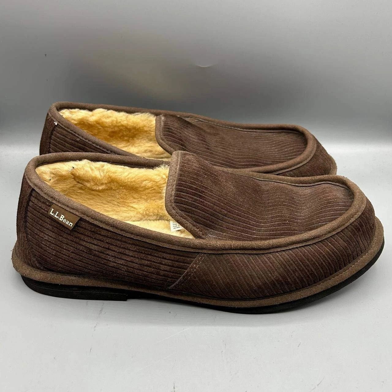 L.L. Bean L.L. Bean Slip On Loafers 11 Corduroy Slippers Fleece Lined Size US 11 / EU 44 - 1 Thumbnail