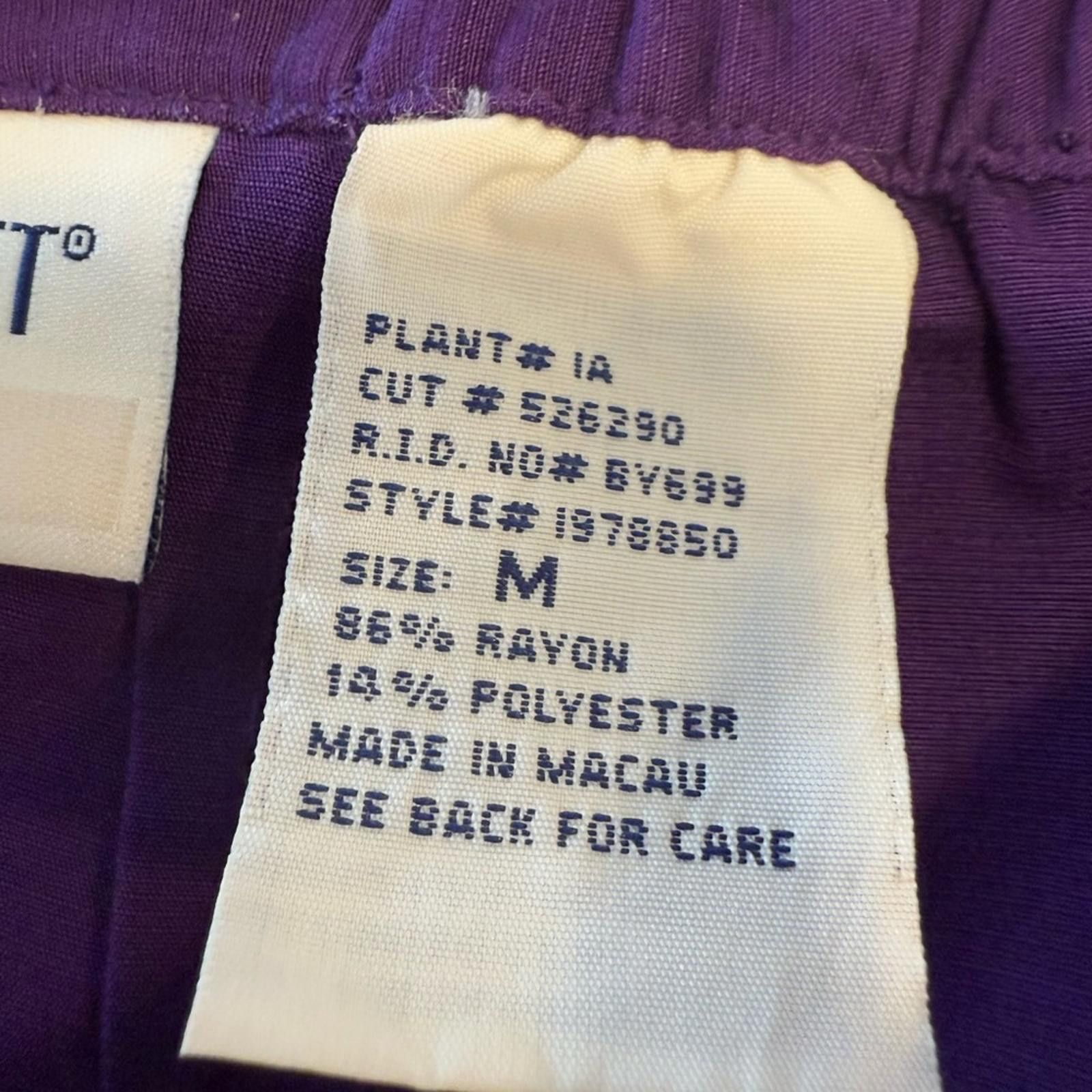 Other Koret vintage purple midi skirt embellishments SZ M Size 32" / US 10 / IT 46 - 8 Thumbnail