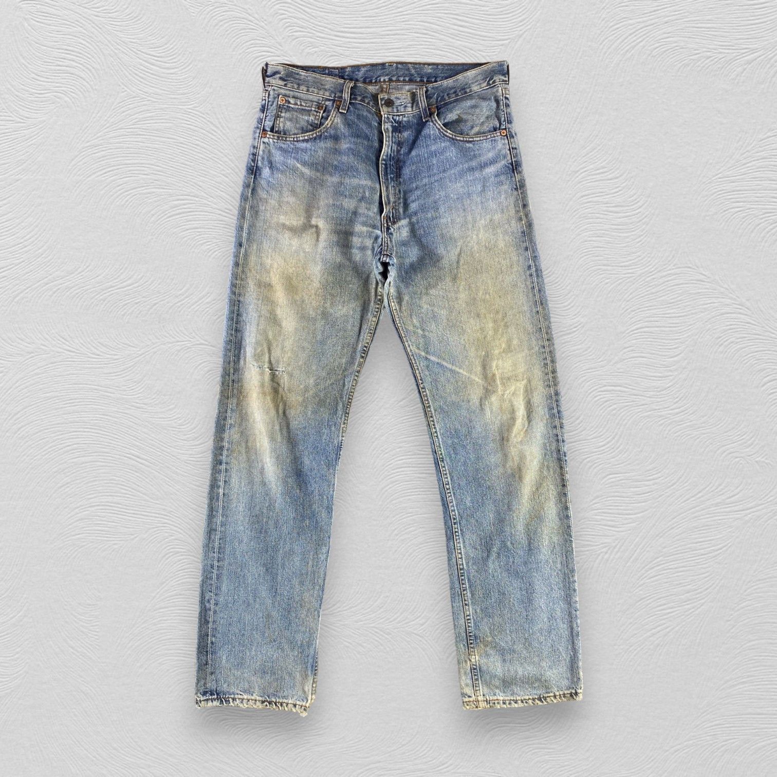 Levi's Vintage Levis 503 Jeans Dirty Wash Denim KJ3360 Size US 34 / EU 50 - 1 Thumbnail