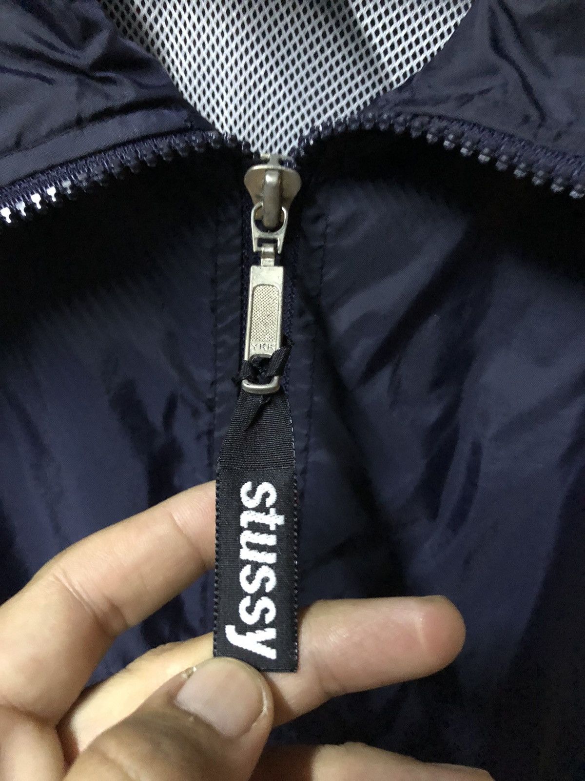 Vintage 90s Stussy Sport Windbreaker Jacket Full Zip USA