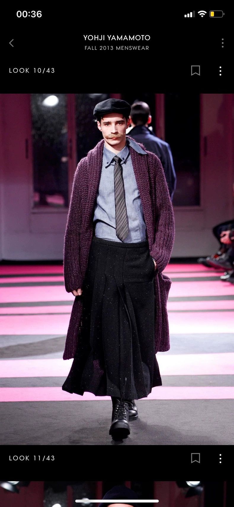 Yohji Yamamoto Yohji Yamamoto size 3 2013aw Patchwork pleated skirt 2501-N Size 25" / US 0 / IT 36 - 5 Thumbnail