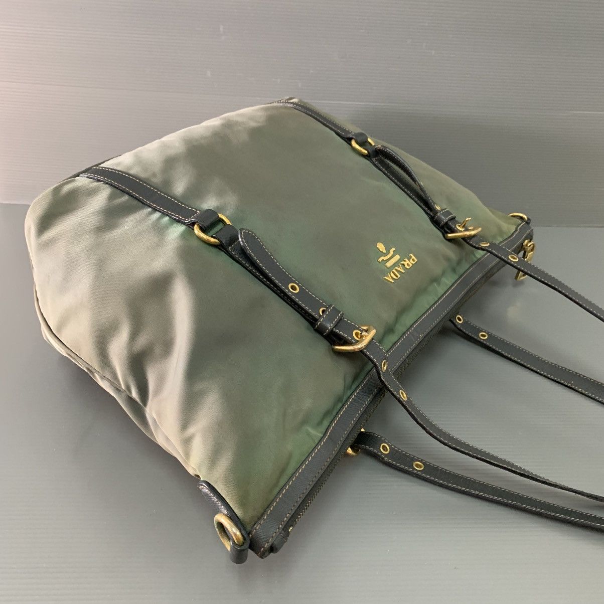 Prada Prada Nylon Tote Handbag Size ONE SIZE - 9 Thumbnail