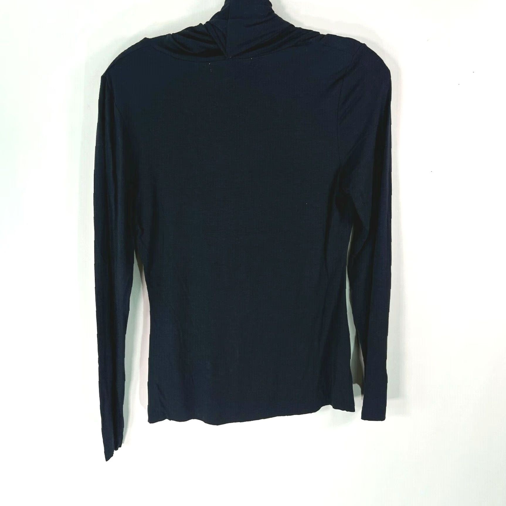Old Navy Old Navy Women's Long Sleeve Cowl Neck Pullover Blouse Size Medium Black Casual Classic Size M / US 6-8 / IT 42-44 - 3 Thumbnail