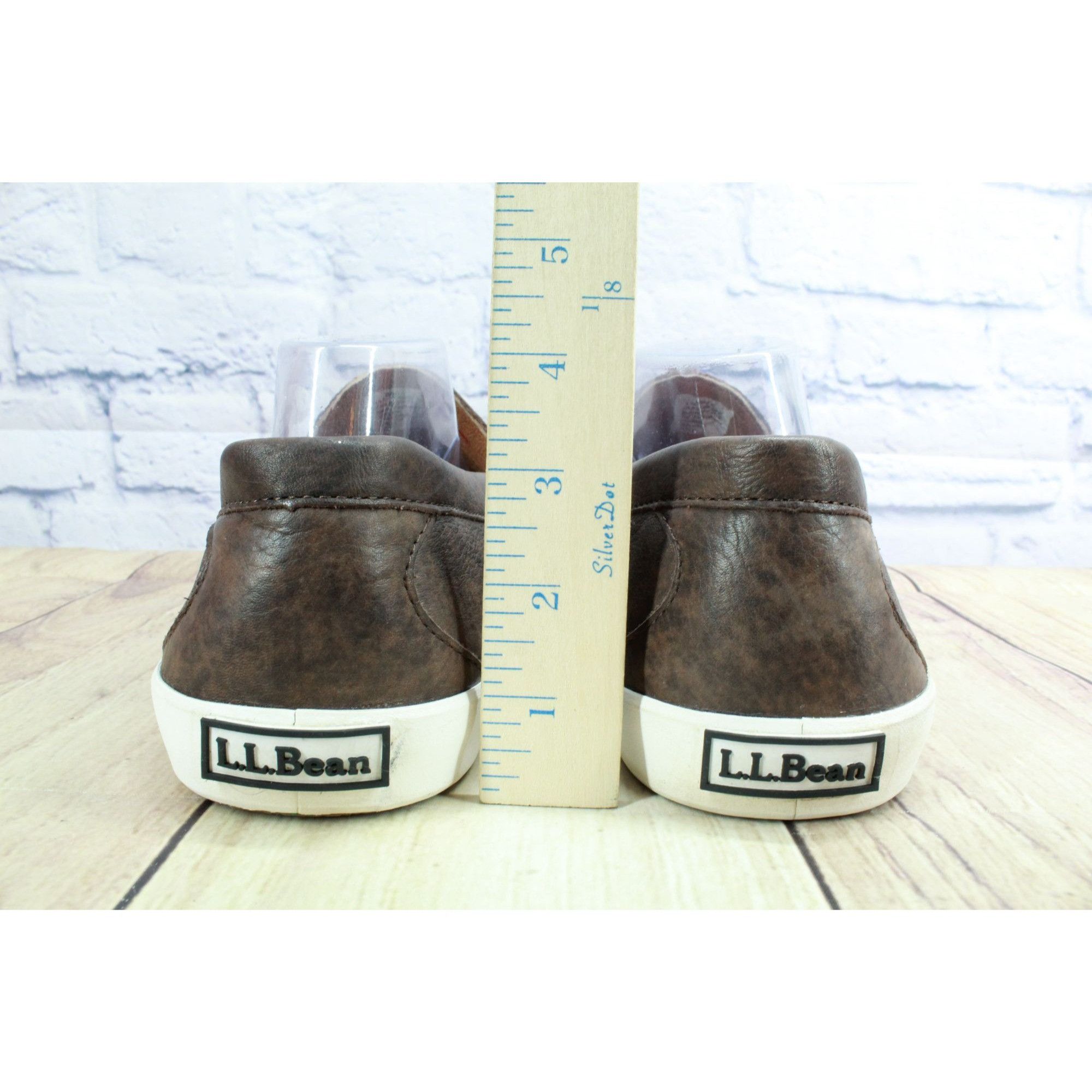 L.L. Bean LL Bean Men's Brown Leather Mountainville Penny Loafers Size US 11.5 / EU 44-45 - 6 Thumbnail
