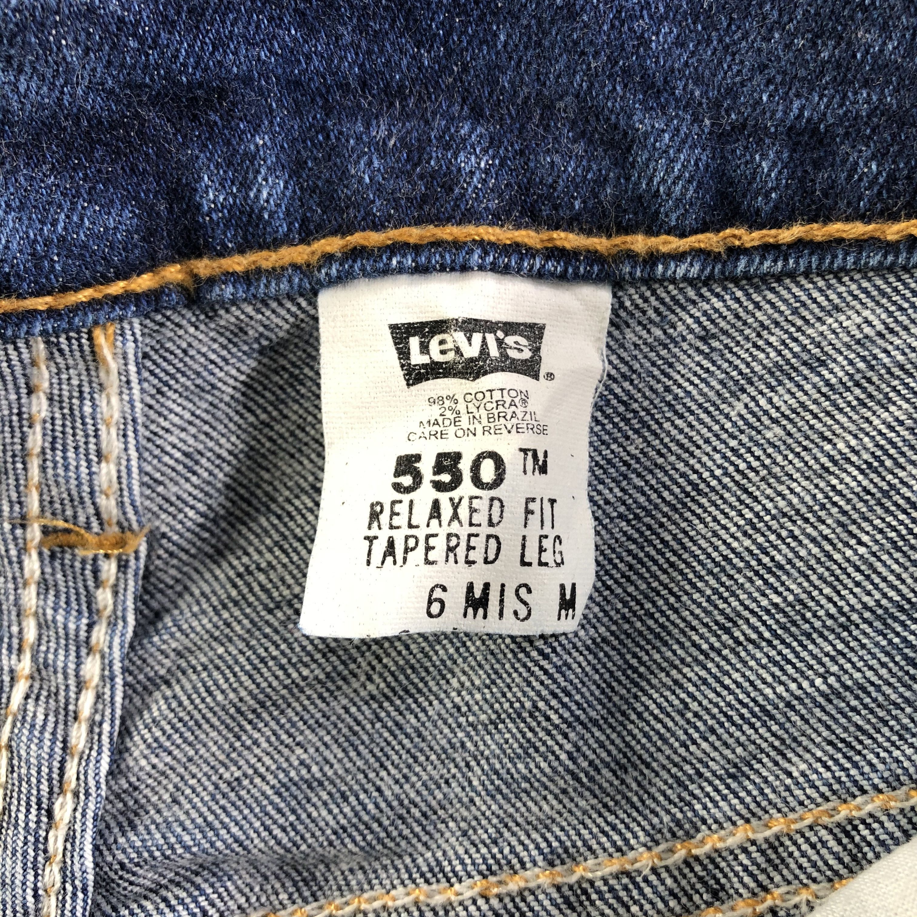 Levi's × Vintage Vintage Blue Wash Levis 550 Jeans-J4463 Size 26" / US 2 / IT 38 - 9 Thumbnail