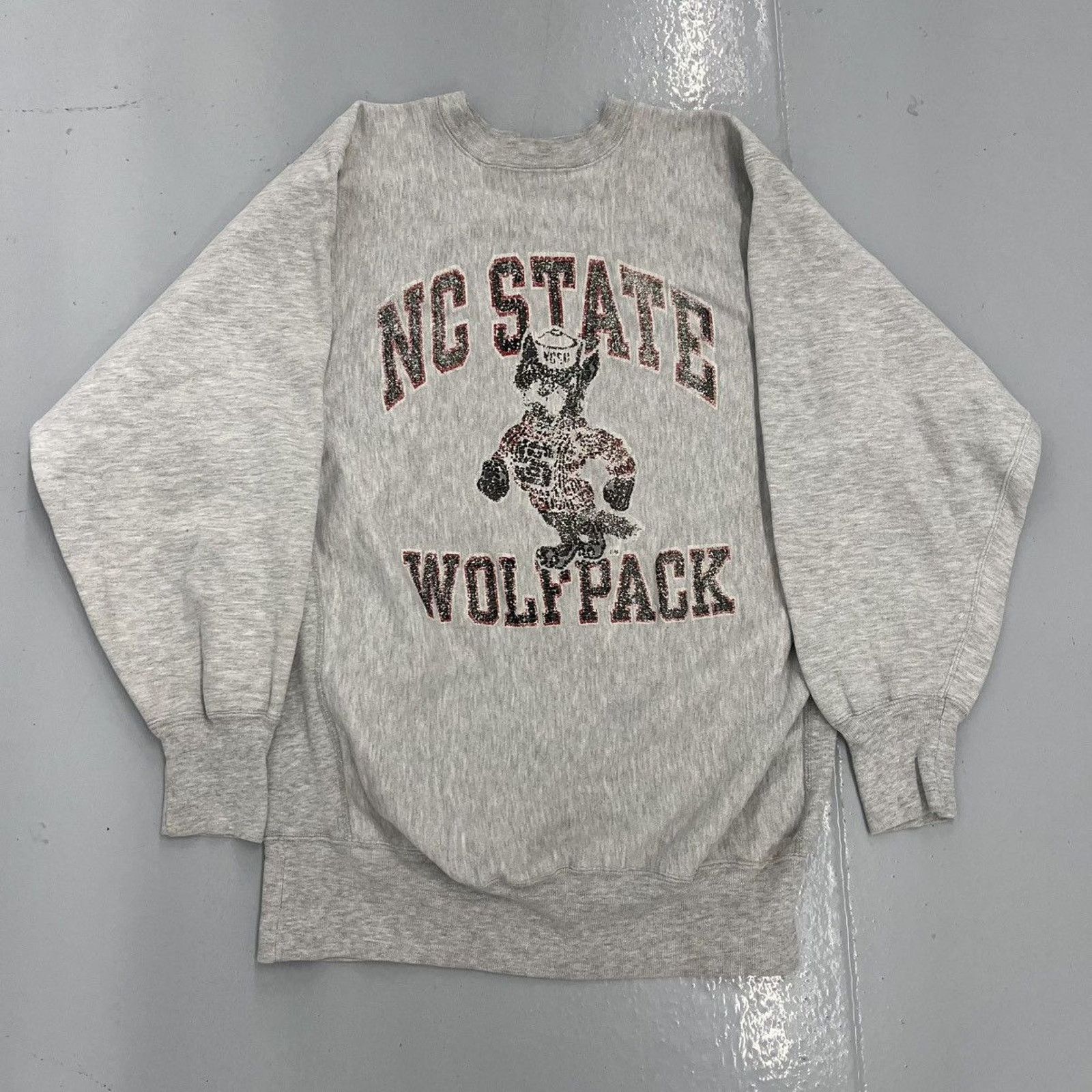 Other Vintage 80s NC State Grey Champion Reverse Weave Warmup Size US XXL / EU 58 / 5 - 1 Thumbnail