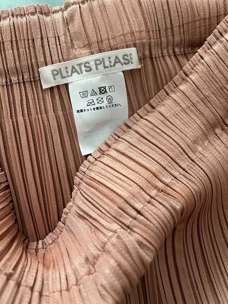 Issey Miyake Issey Miyake size:2 Light brown pleated trousers Size 32" / US 10 / IT 46 - 3 Thumbnail