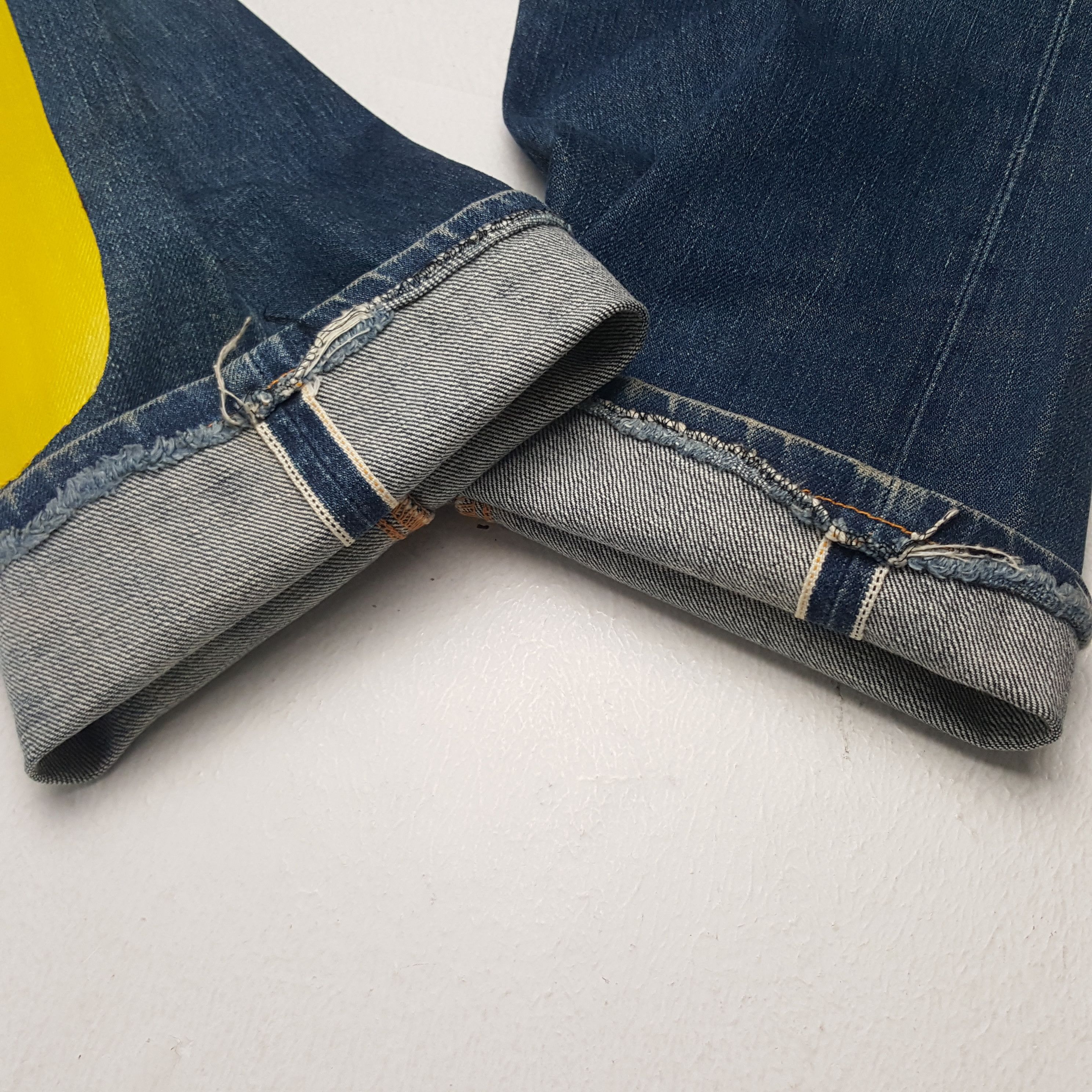 Japanese Brand × Vintage Vintage Evis Japanese Brand Daicock Custom Art Denim Jeans Size US 28 / EU 44 - 14 Thumbnail