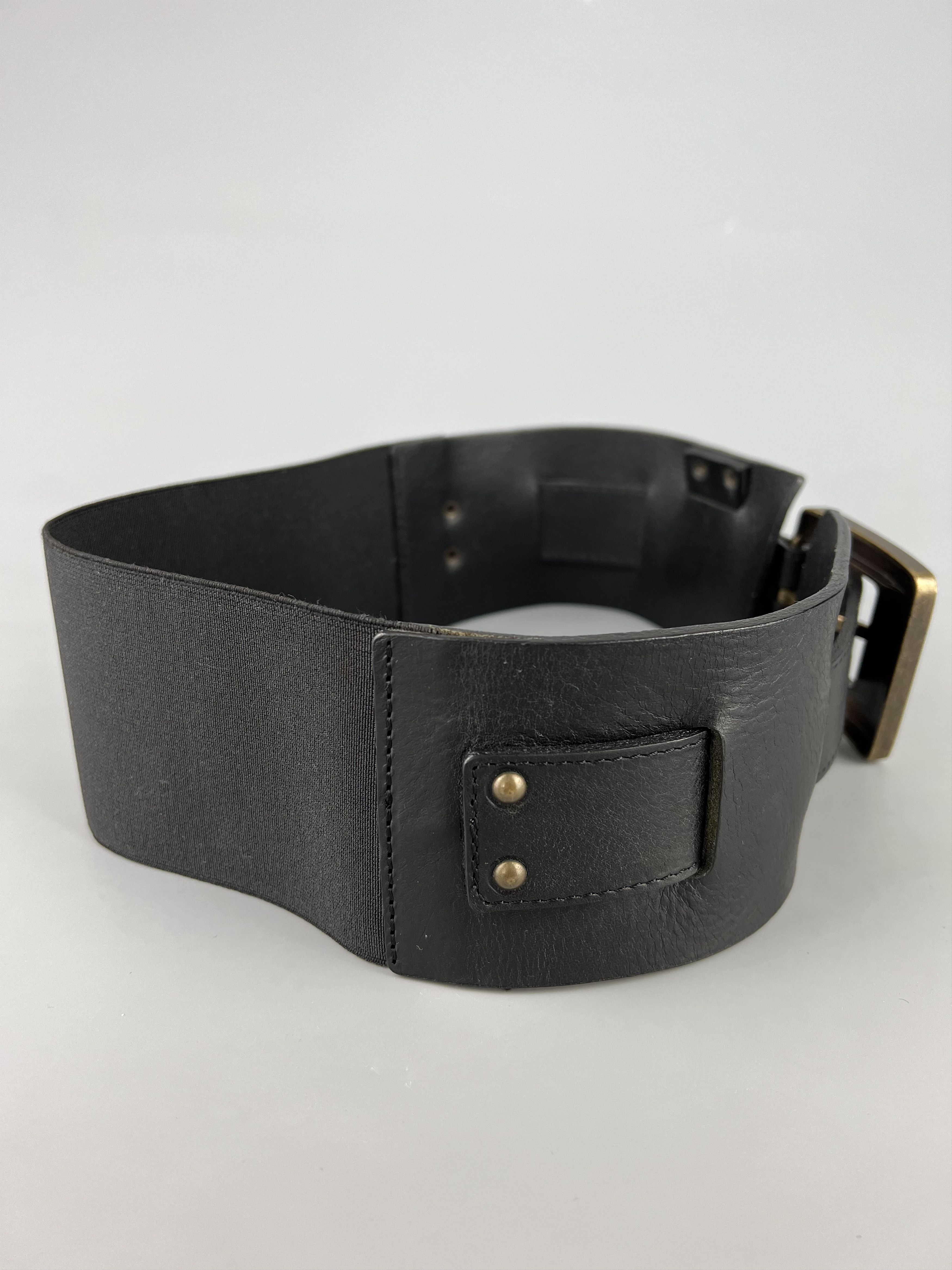 Liu Jo Liu Jo Black Leather Belt Size S Size ONE SIZE - 3 Thumbnail