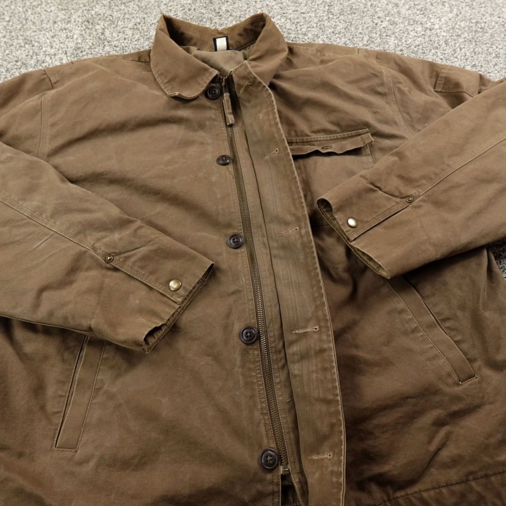 Gap Gap Jacket Mens XL Brown Quilted Lined Heavy Bomber Zip Coat Chore Work Y2K 00s Size US XL / EU 56 / 4 - 2 Thumbnail