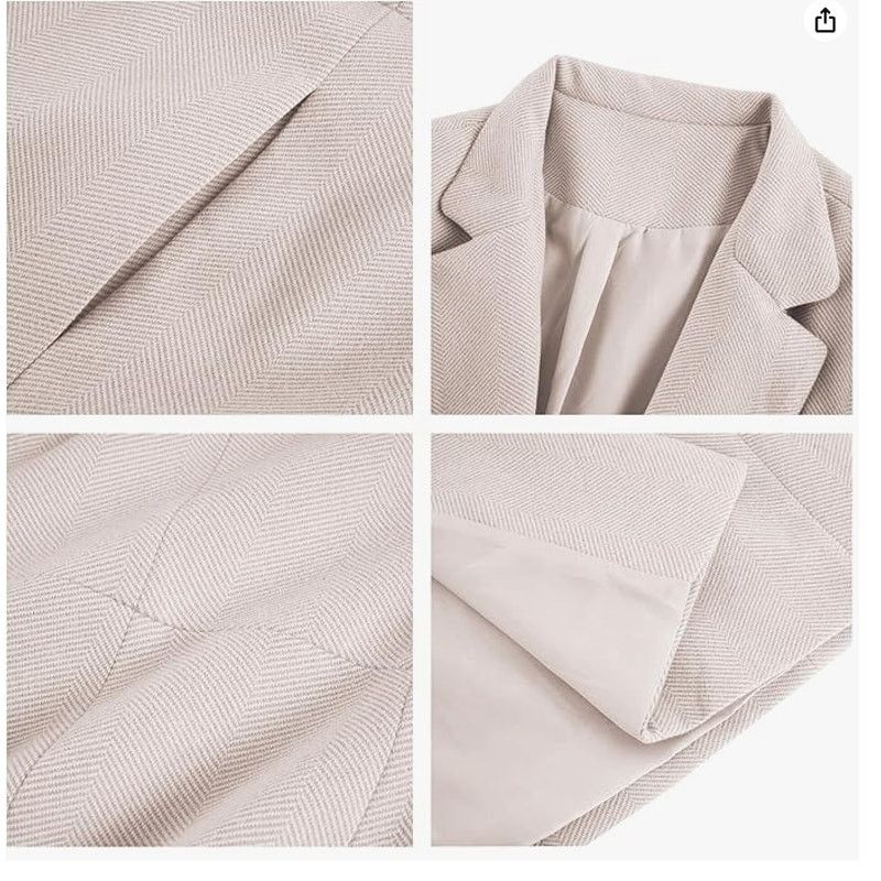 The Unbranded Brand Womens Wool Blend Long Pea Coats Slim FitOvercoat SIZE LARGE Size L / US 10 / IT 46 - 2 Thumbnail