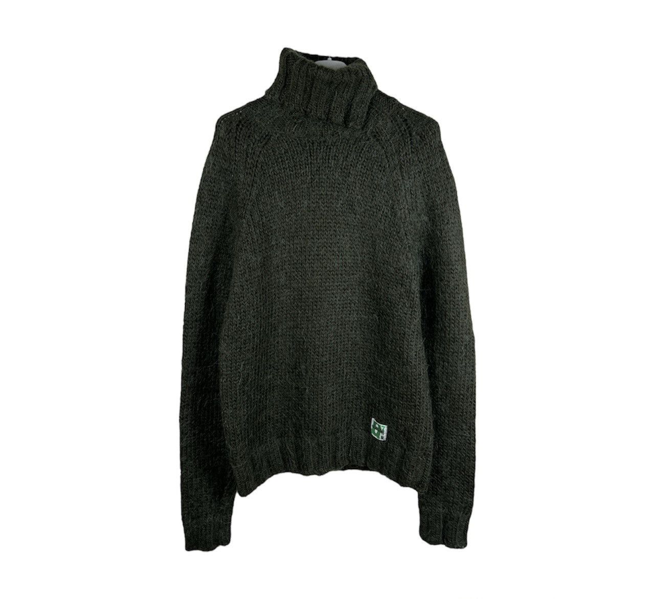 Vintage Diesel heavy wool alpaca turtleneck sweater gothic