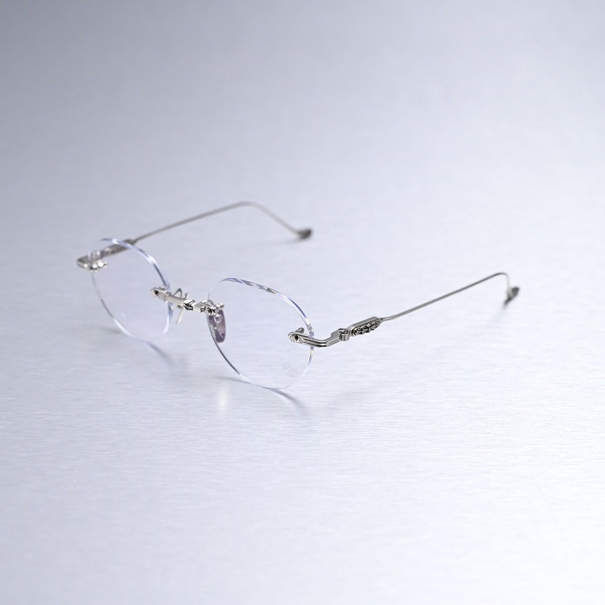 Chrome Hearts CHROME HEARTS SOFFFFFFFFERS I SHINY SILVER GLASSES Size ONE SIZE - 1 Thumbnail