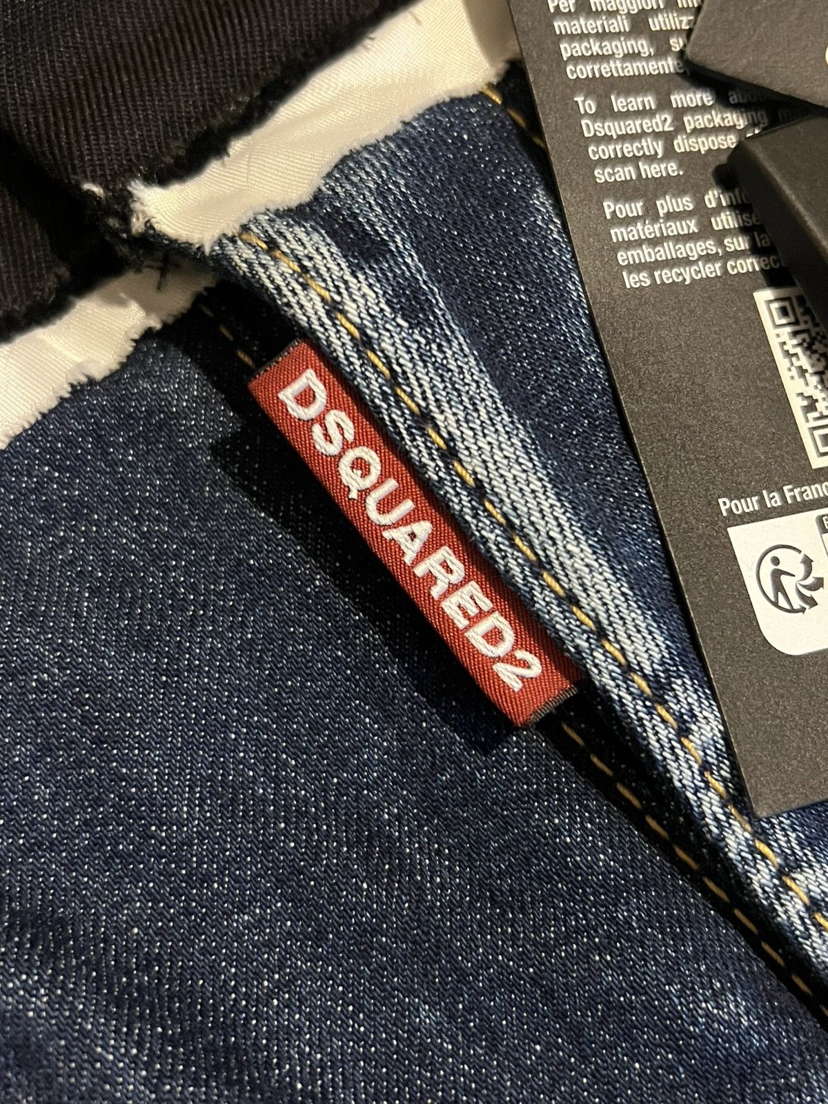 Dsquared2 DSQUARED2 Mid-Rise Straight-Leg Jeans Size US 30 / EU 46 - 4 Thumbnail