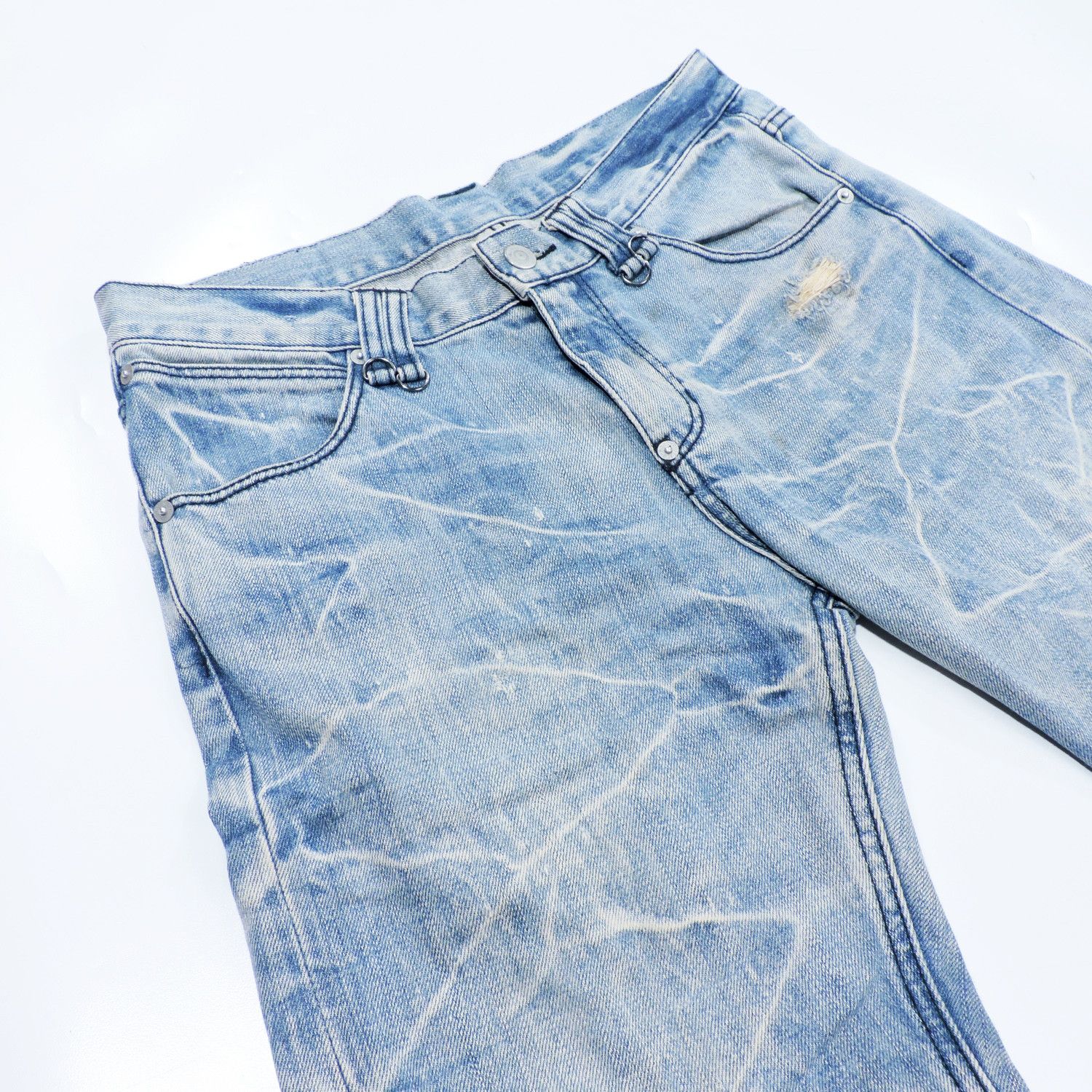 BUFFALO BOBS BUFFALO BOBS DISTRESSED DIAMOND MARKS DENIM LONG PANTS Size US 31 - 7 Thumbnail