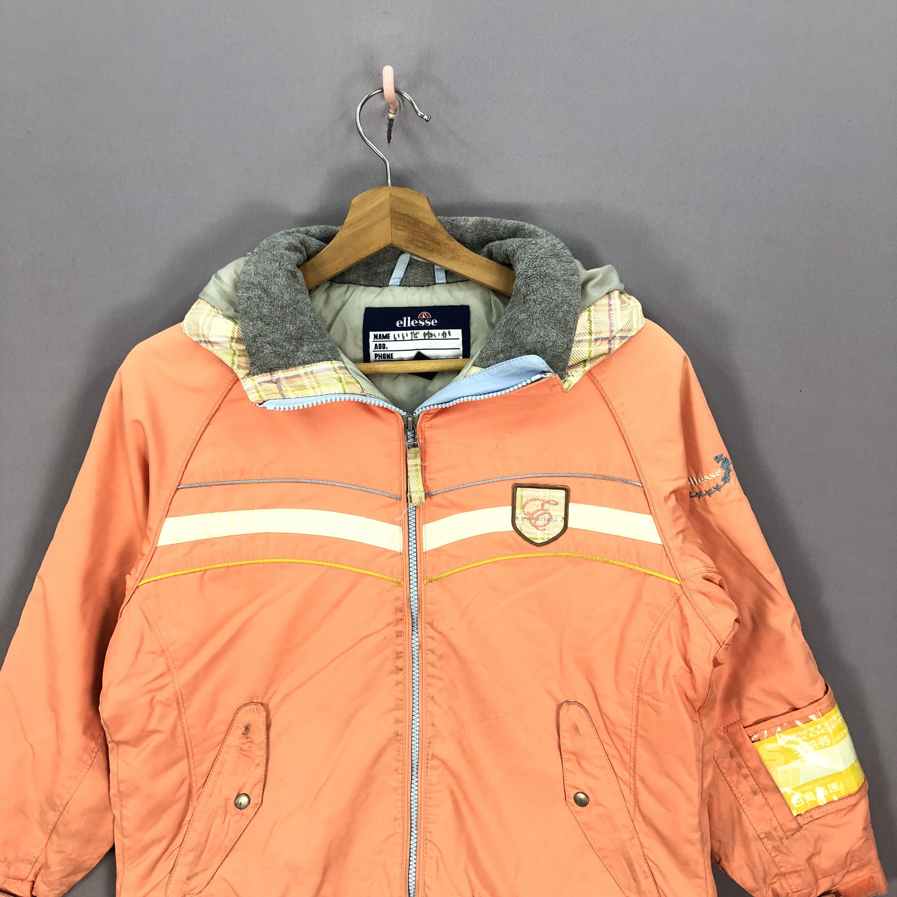 Ellesse × Vintage Vintage 90s Ellesse Hoodie Windbreaker Zipper Jacket Size S / US 4 / IT 40 - 3 Thumbnail