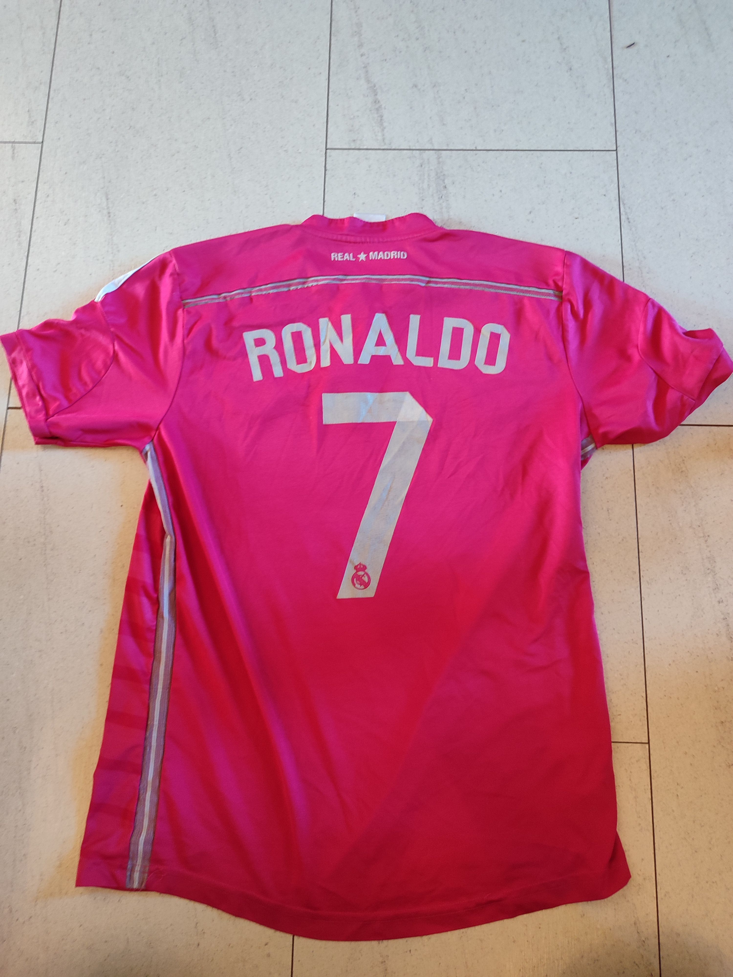 Adidas adidas real madrid 2014-2015 away jersey m pink soccker tee Size US M / EU 48-50 / 2 - 2 Thumbnail