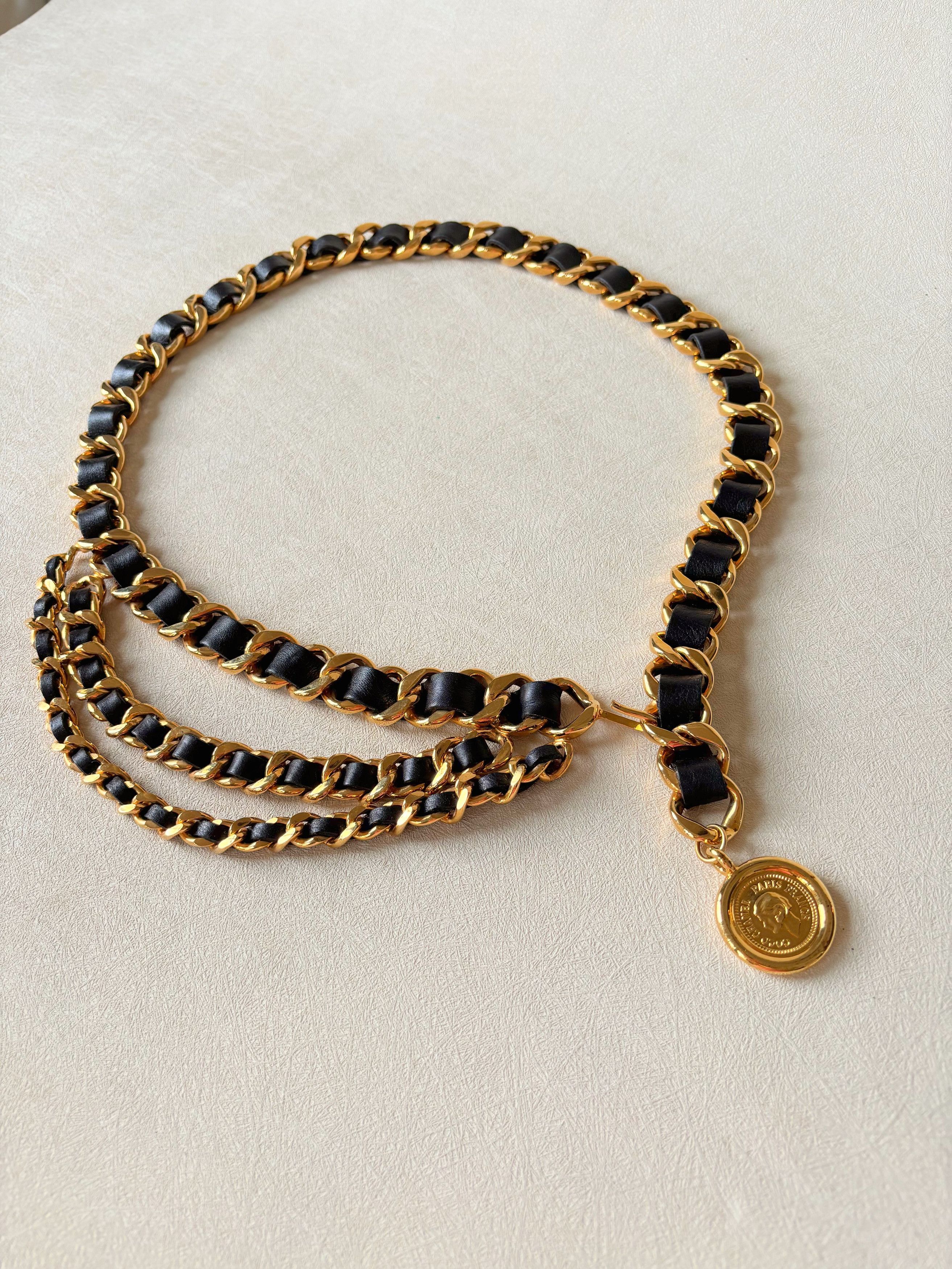 Chanel Ceinture triple gros maillons Size ONE SIZE - 1 Thumbnail