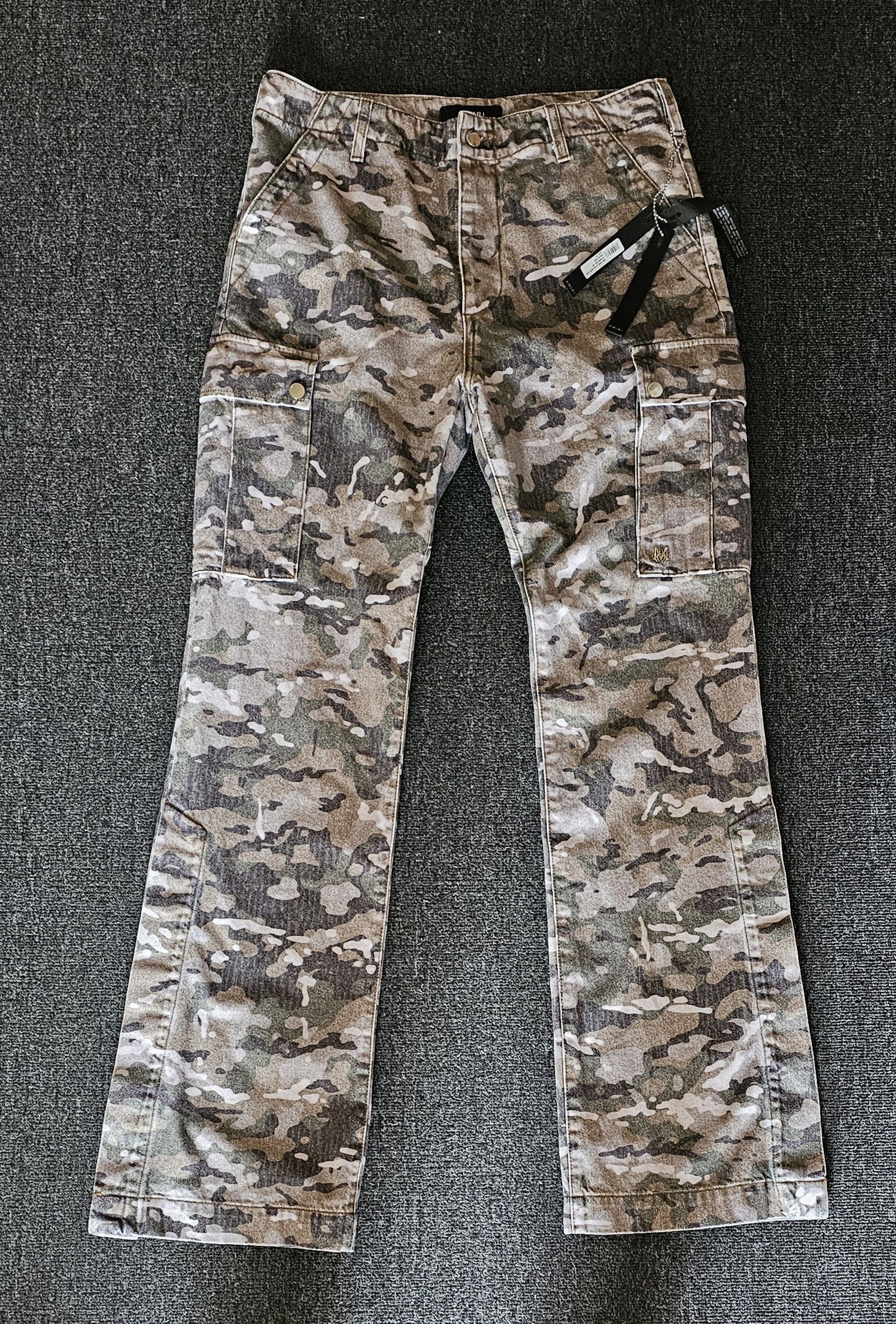 Amiri Amiri M65 Camo Cargo Kick Flare Jeans size 32 Size US 32 / EU 48 - 2 Thumbnail