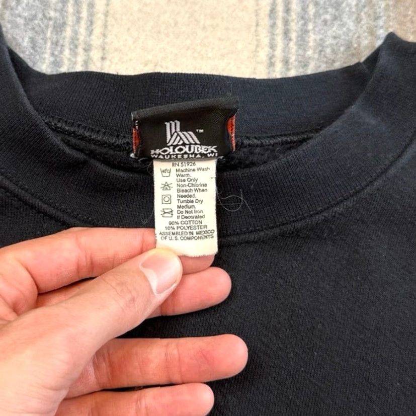 Harley Davidson VINTAGE Harley Davidson Skull Crewneck Sweatshirt Men XL Biker 90s Y2k Sweatshirt Crew Neck Long Sleeve Black Size US XL / EU 56 / 4 - 4 Thumbnail